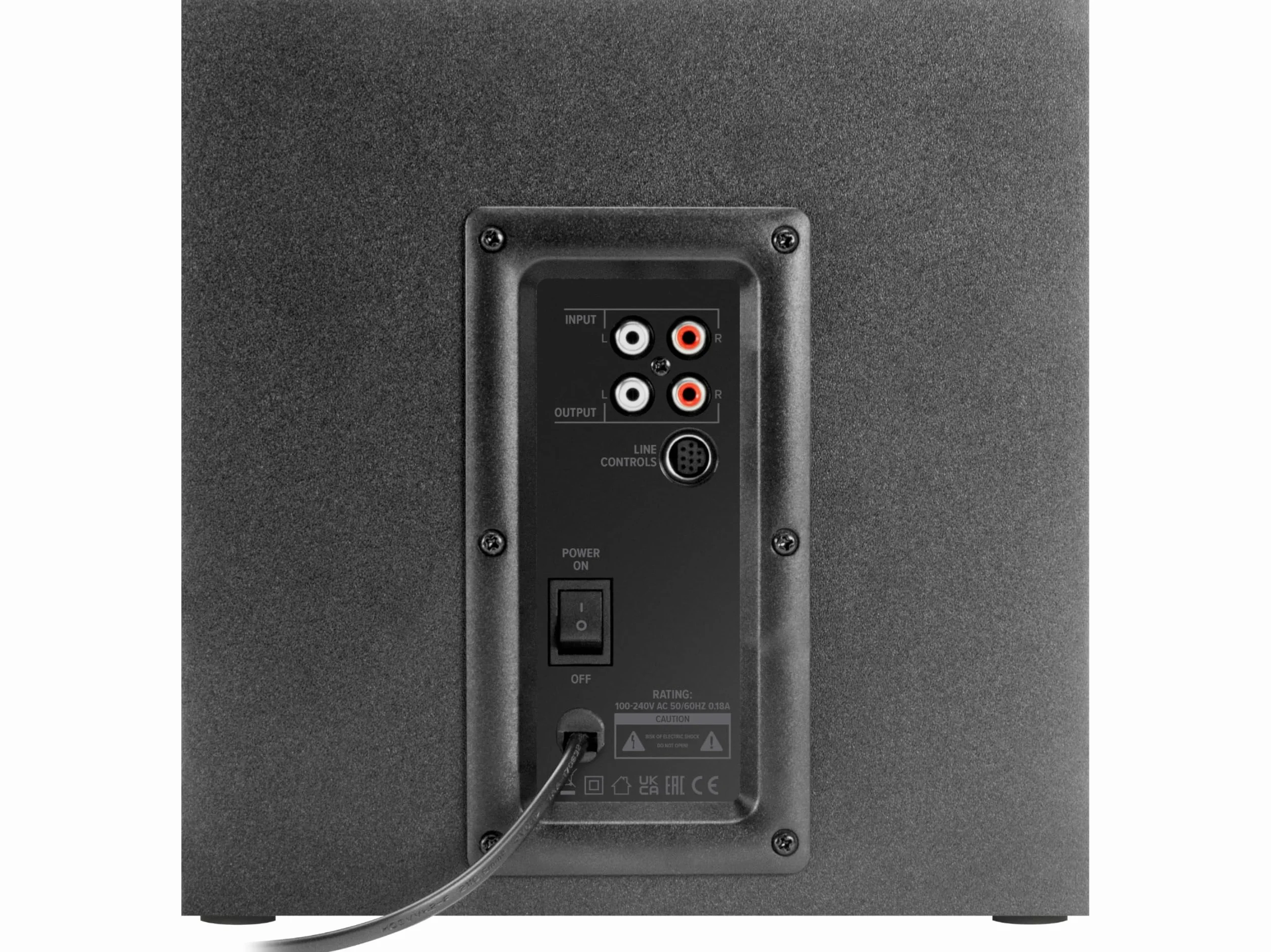 Speedlink GRAVITY LT głośniki komputerowe 2.1 z Bluetooth - z drewnianym subwooferem, aktywny system głośników 80 W, gniazdo AUX 3,5 mm, pilot biurkowy RGB, czarny