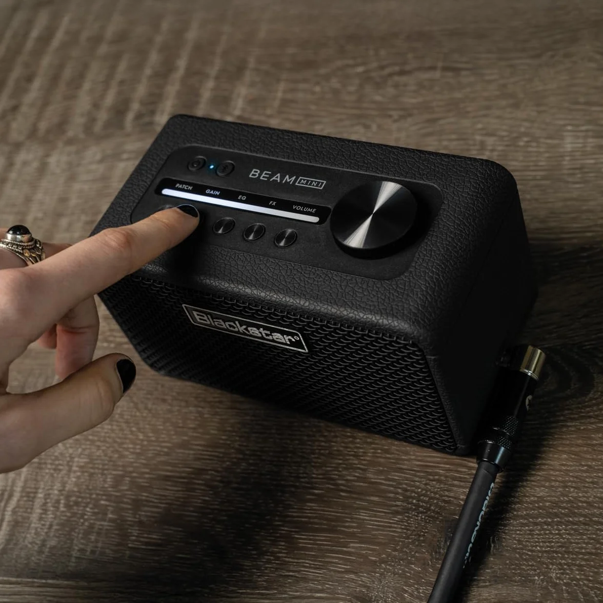 Blackstar Beam Mini Wzmacniacz Gitarowy Kompaktowy z NAM, Tone3000, Bluetooth, Bateria USB-C, IP66
