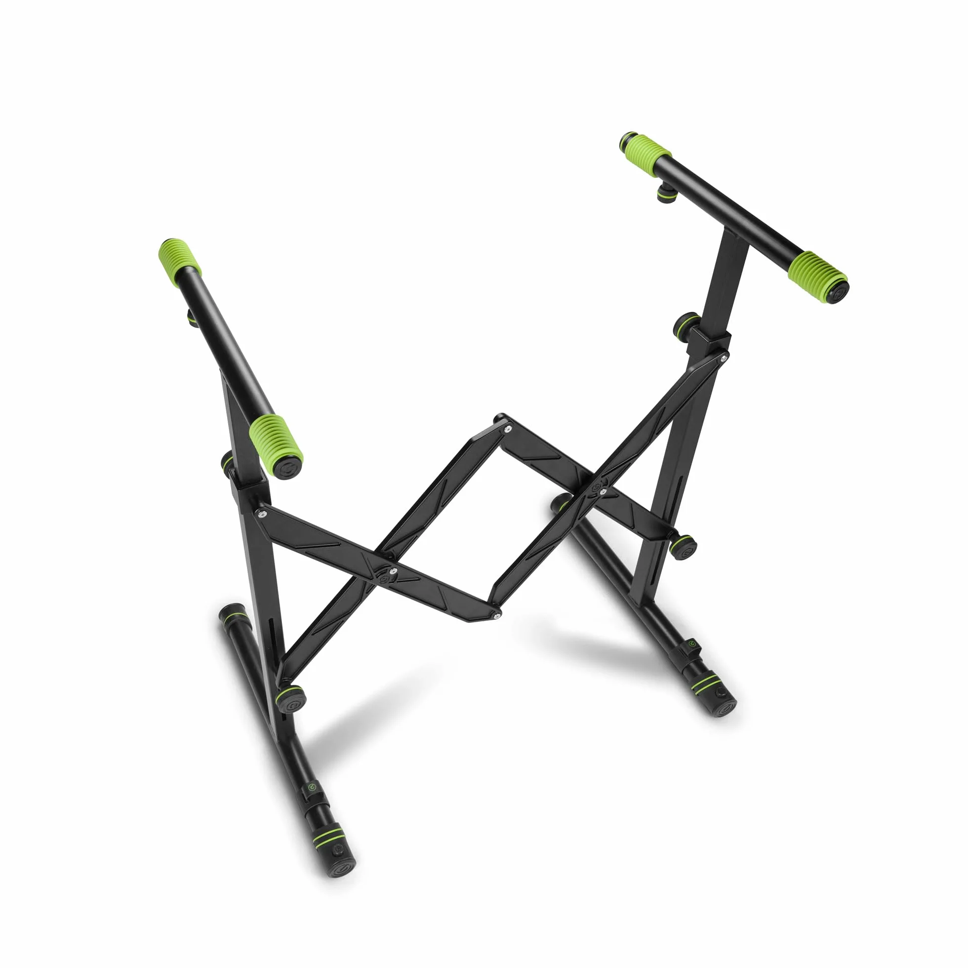 Gravity KS AKS 01 B składany stojak na keyboard z mechanizmem nożycowym, obciążenie do 50 kg, czarny
