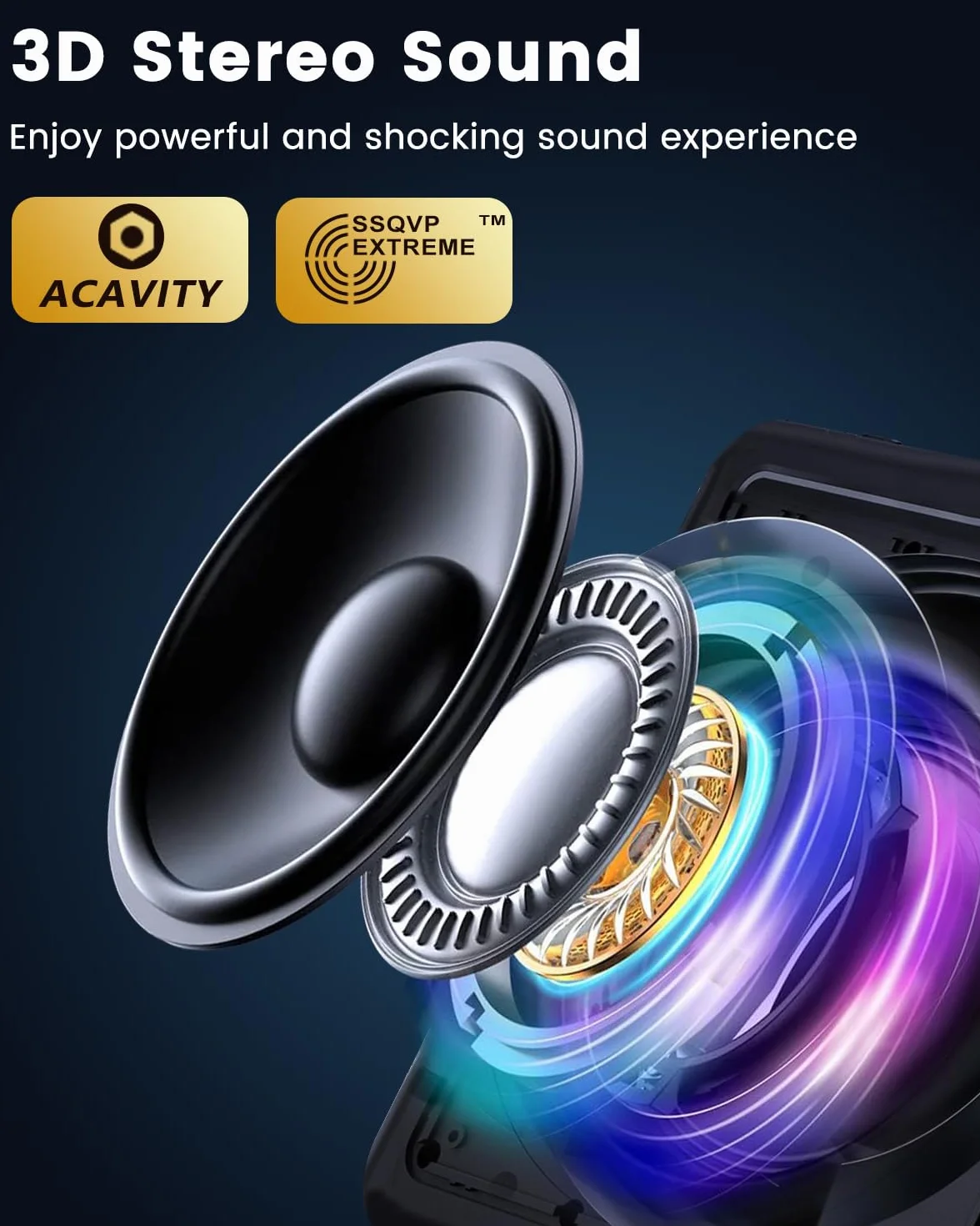ALPOWL K06 urządzenie do karaoke z 2 mikrofonami, przenośne karaoke dla dorosłych/dzieci, z dynamicznymi światłami, obsługuje TF/USB, AUX in, TWS na imprezę, urodziny