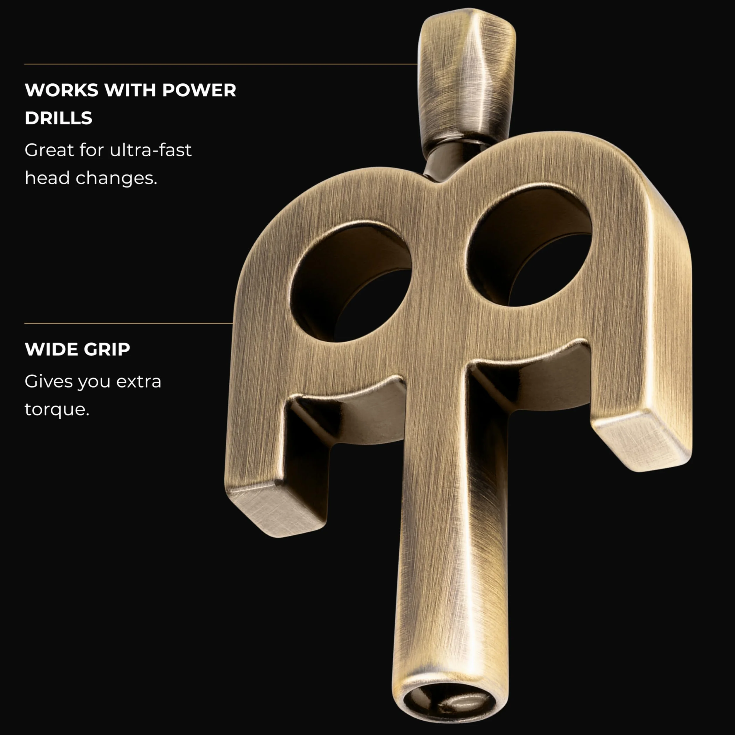 Meinl Kinetic Drum Key, Antique Bronze Plated