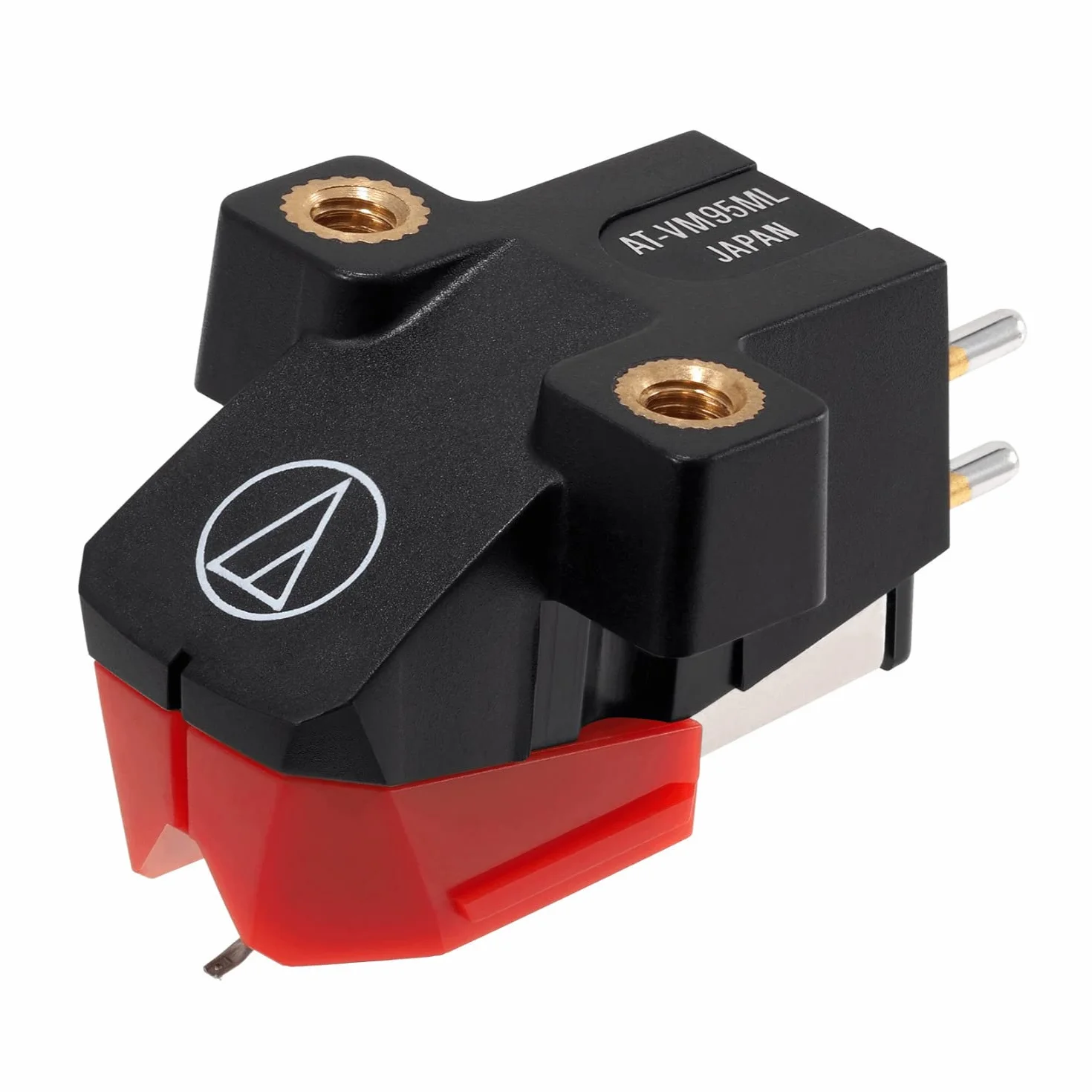 Audio-Technica AT-VM95ML/H Nakładka na głowicę podwójny ruchomy wkład magnesowy czarny czerwony