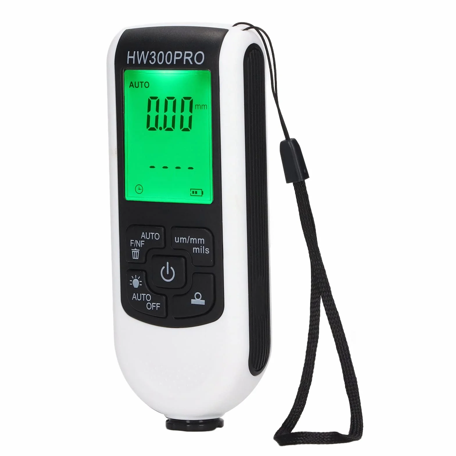 Cyfrowy Miernik Grubości Powłoki Tester Miernika Grubości Lakieru dla Przemysłu Samochodowego i Laboratoryjnego (WHITE)