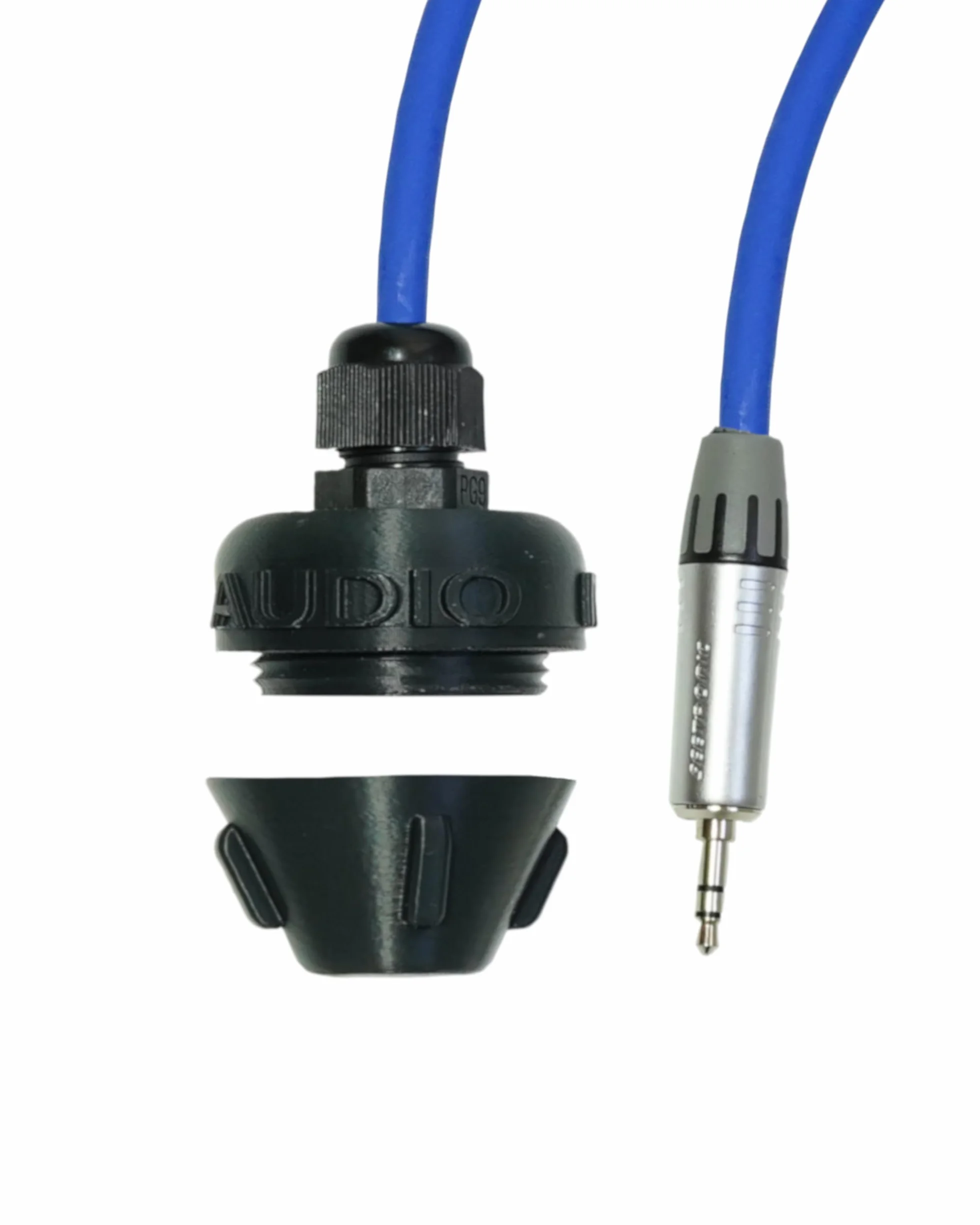 Hidrófono Modułowa jednostka podwodna z mikrokontaktem (Micrófono submarino, resistente al agua, wodoodporny, hidrofóbico) (3 metro, mini jack 3,5 mm)