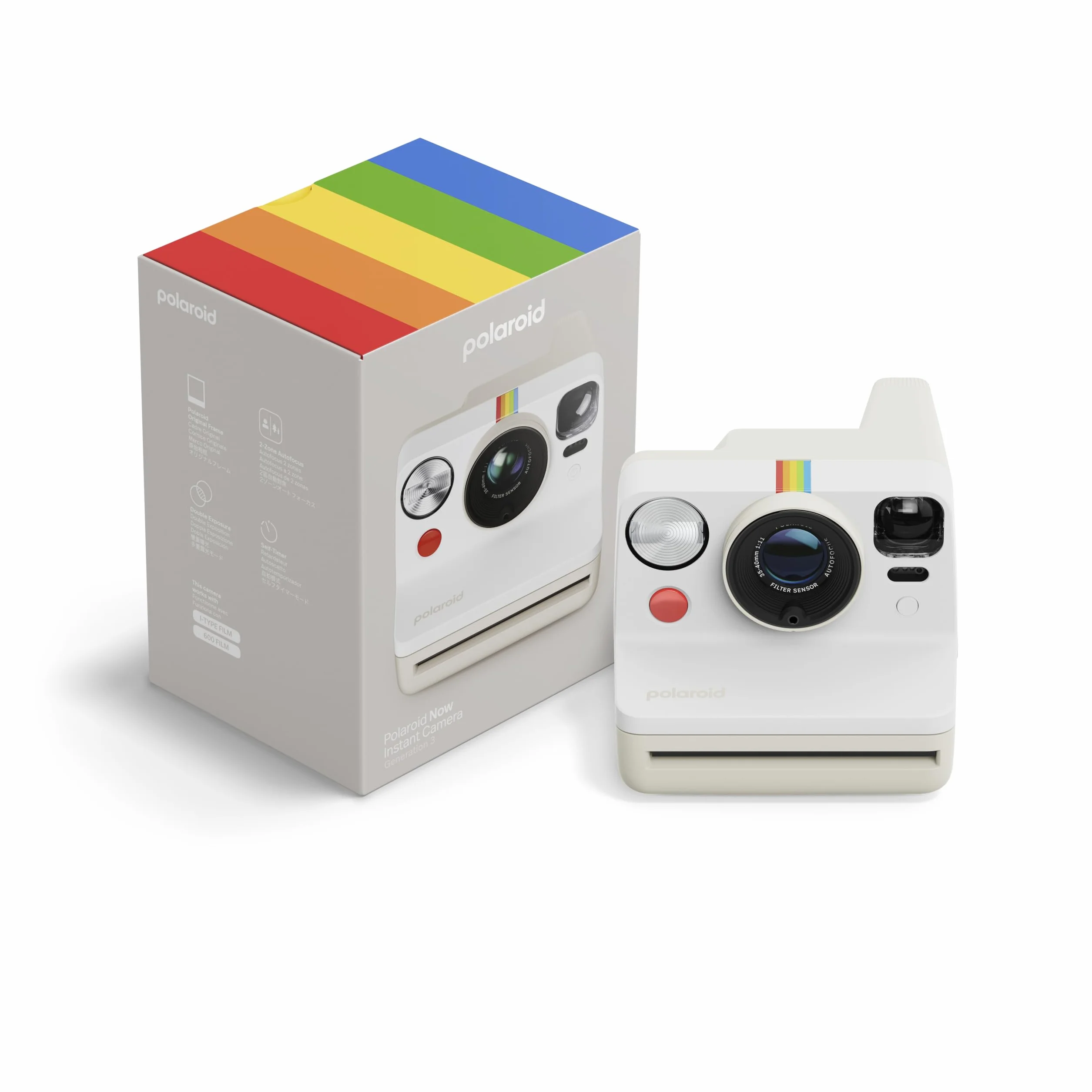 Polaroid - Now Generation 3 - Aparat natychmiastowy - Biały (9155)