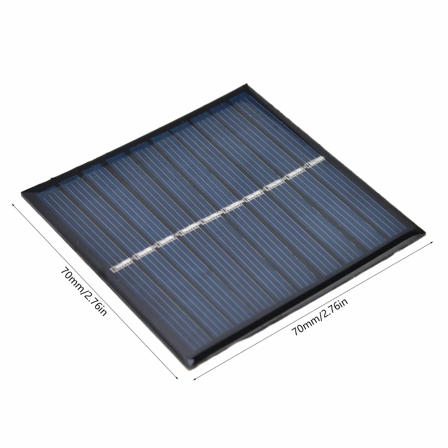 Mini Panel Słoneczny 0.7W 5V 140mA, Epoksydowy, 70x70mm, Przenośny, do Urządzeń Małej Mocy