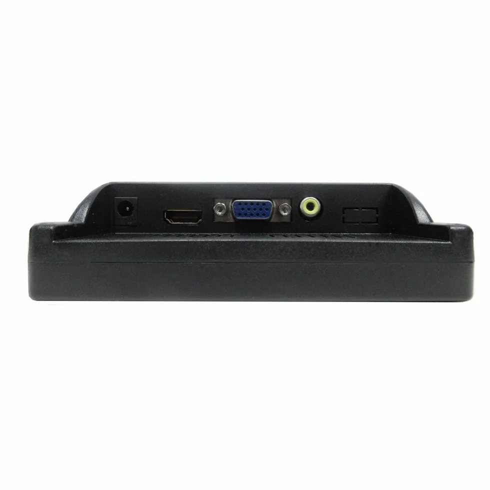 7-calowy przenośny zestaw monitora (format 16:9) ze złączami HDMI/VGA/2AV do PC, Raspberry Pi, Orange Pi i kompatybilności z wieloma urządzeniami (rozdzielczość wyświetlacza: 1024 x 600)