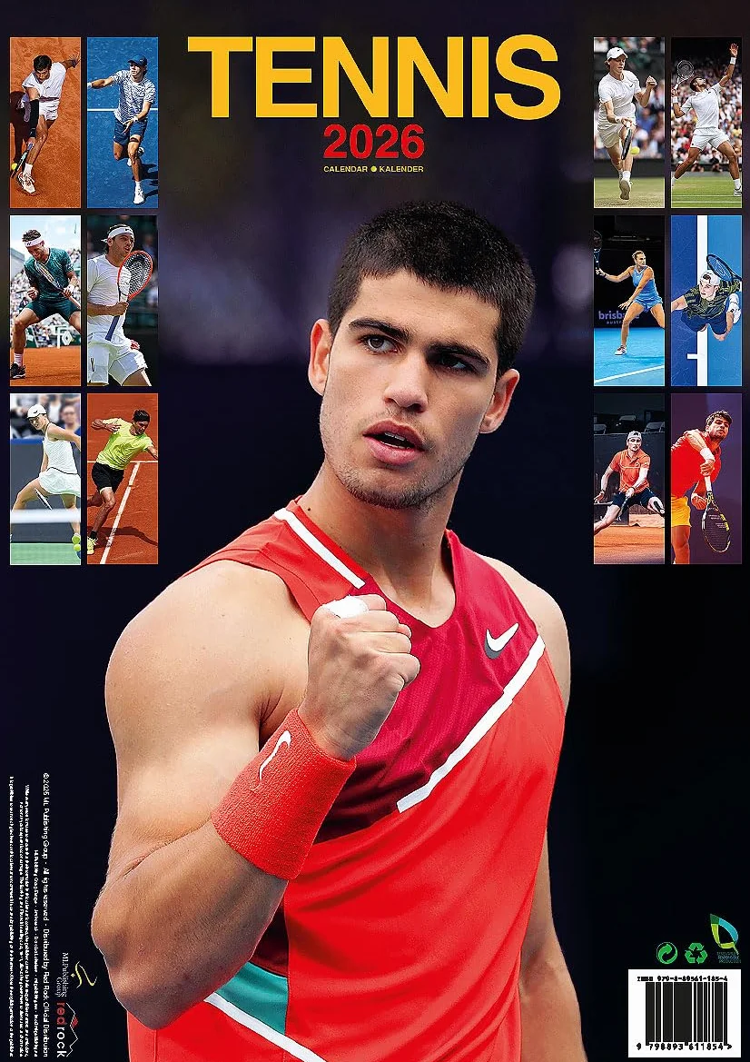 Tennis 2026 Calendar - ATP WTA - Calendrier - Calendario
