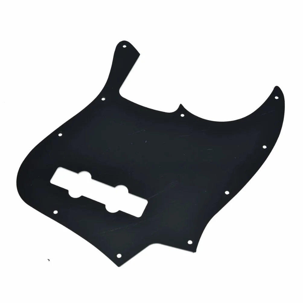 KAISH Lefty 4 String Jazz J Bass Pickguard leworęczny Scrach talerz czarny perłowy