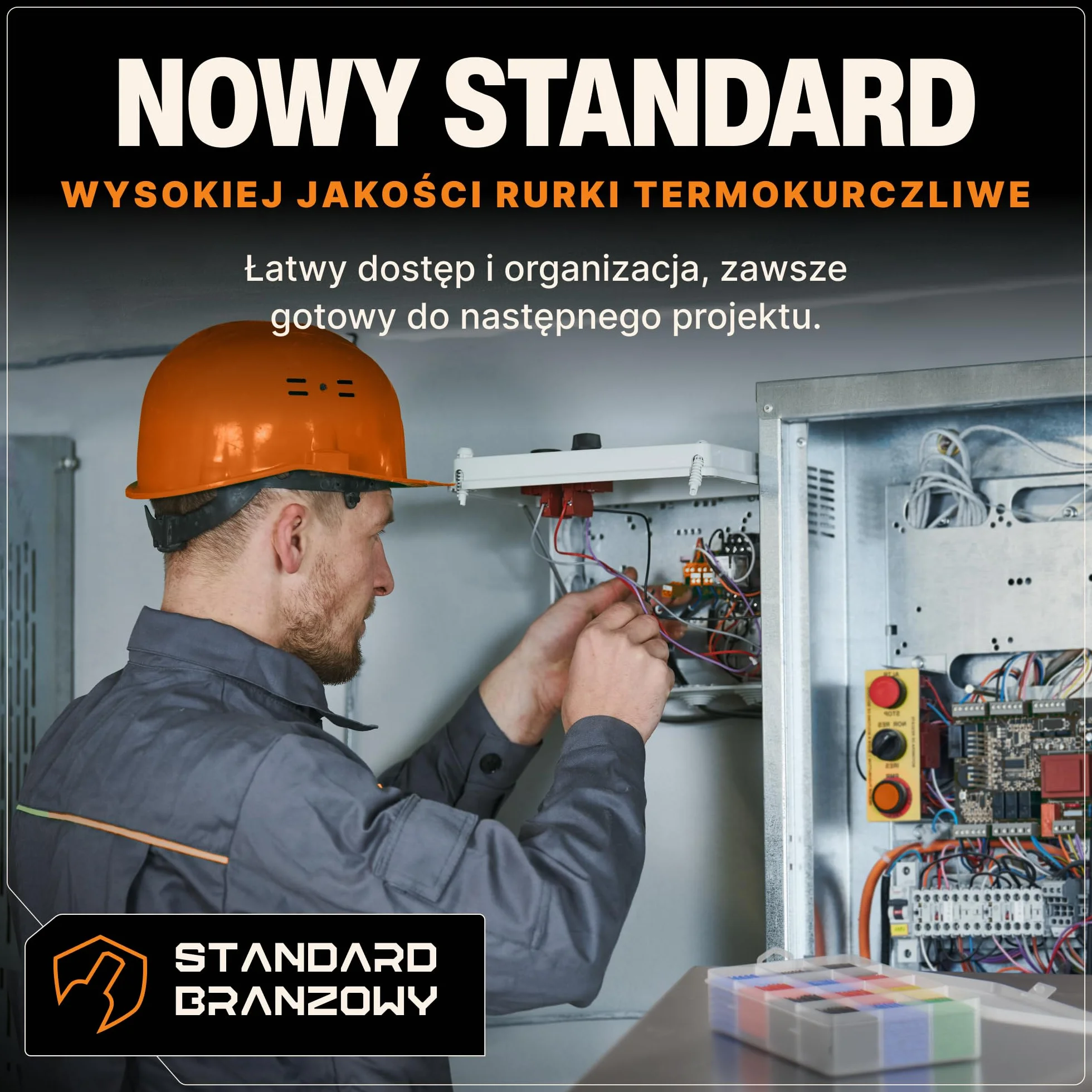 BAURIX® Zestaw rur termokurczliwych 850 sztuk - Kolorowy asortyment rur termokurczliwych- Stosunek skurczu 2:1 - Rury termokurczliwe - Rury izolacyjne do kabli - Zestaw rur termokurczliwych