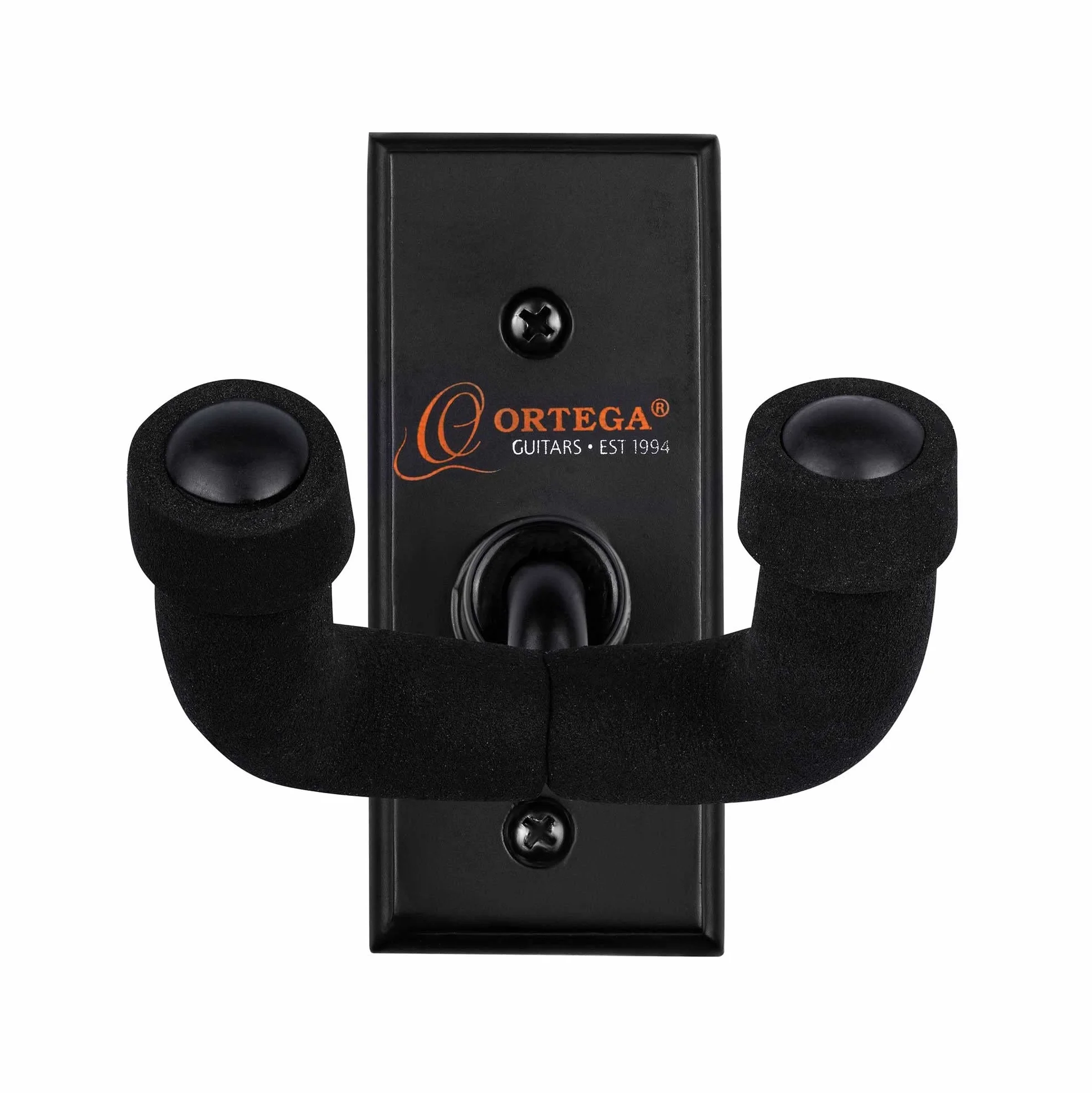 Ortega Guitars Uchwyt Ścienny do Gitary, Czarny, 4,5 cm