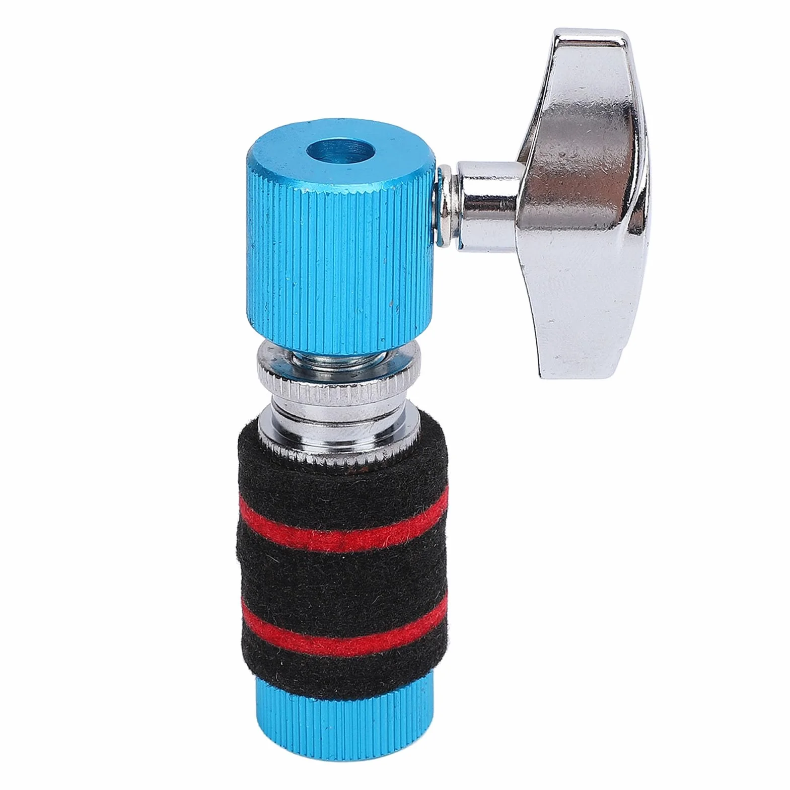 aqxreight Hi Hat Pojedyncza Gwintowana Nakrętka Zabezpieczająca Bezpieczne Mocowanie Jazz do Stojaka na Talerz ze Stopu Aluminium i do Wytrzymałego Sprzęgła Hi Hat na Drążek 7 Mm Stojak na Talerz