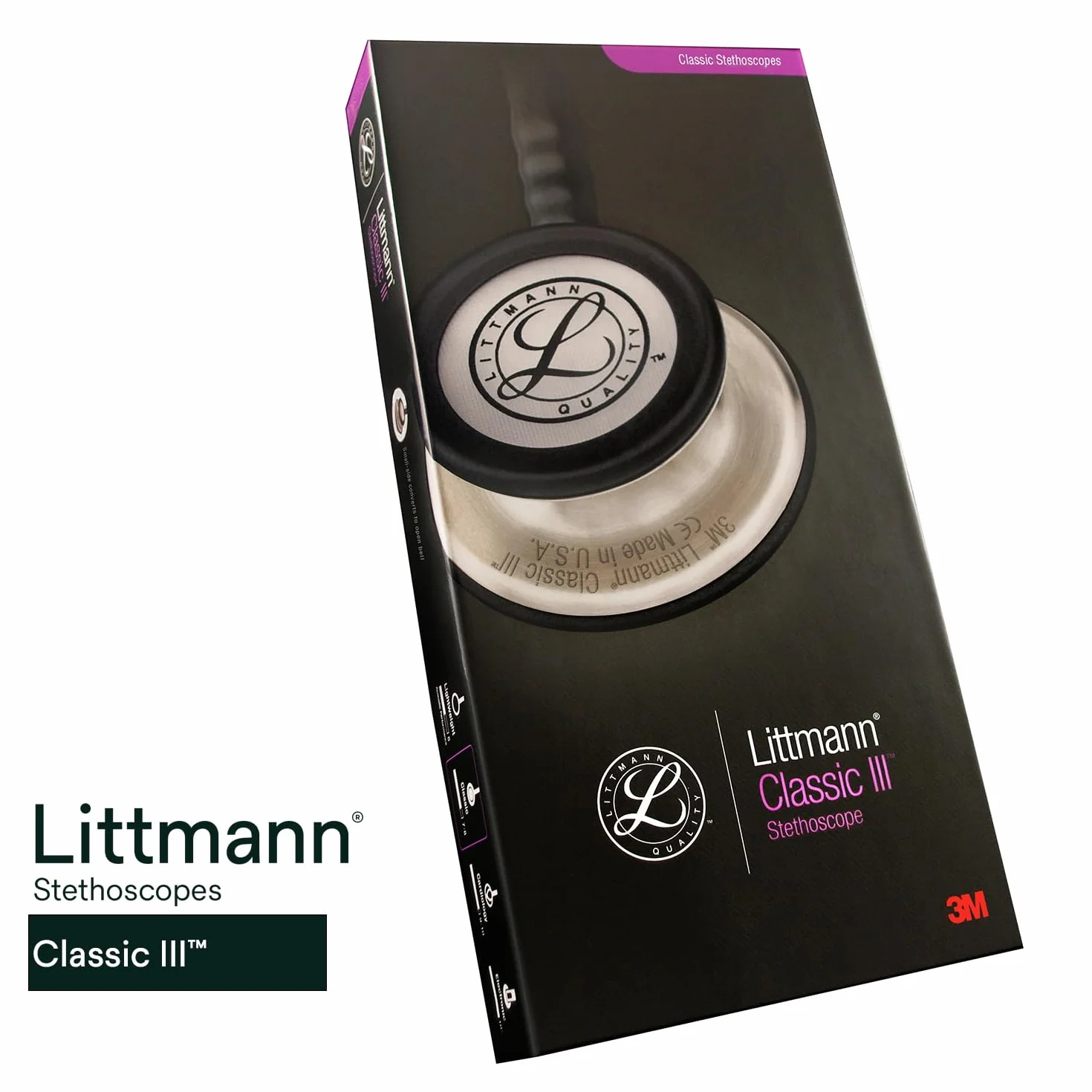 3M Littmann Classic III Stetoskop, 5839, limonkowy