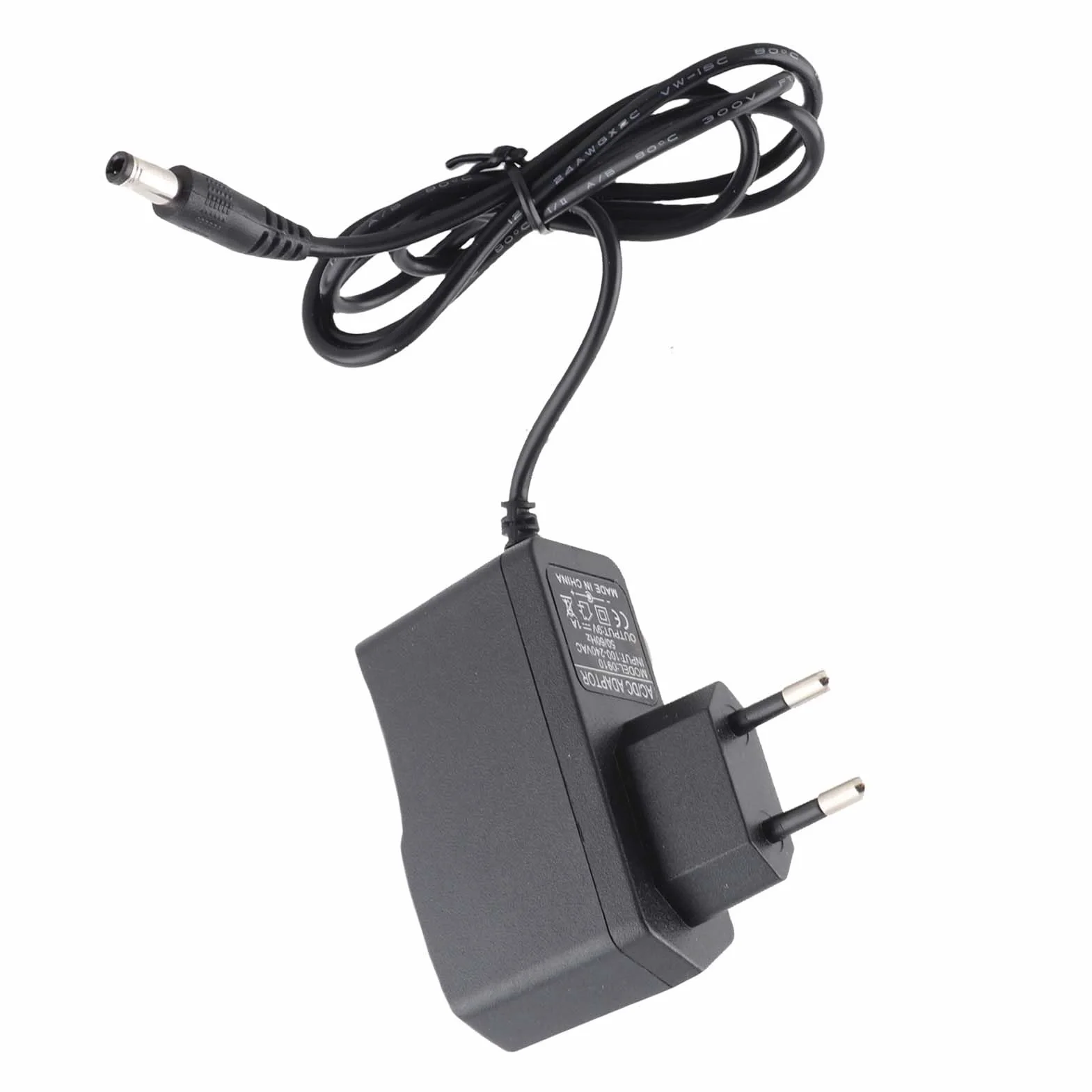 Uniwersalny adapter sieciowy 9 V AC DC, pojedynczy efektor 100 240 V elektryczny do uniwersalnego adaptera gitarowego 9 V (wtyczka UE)