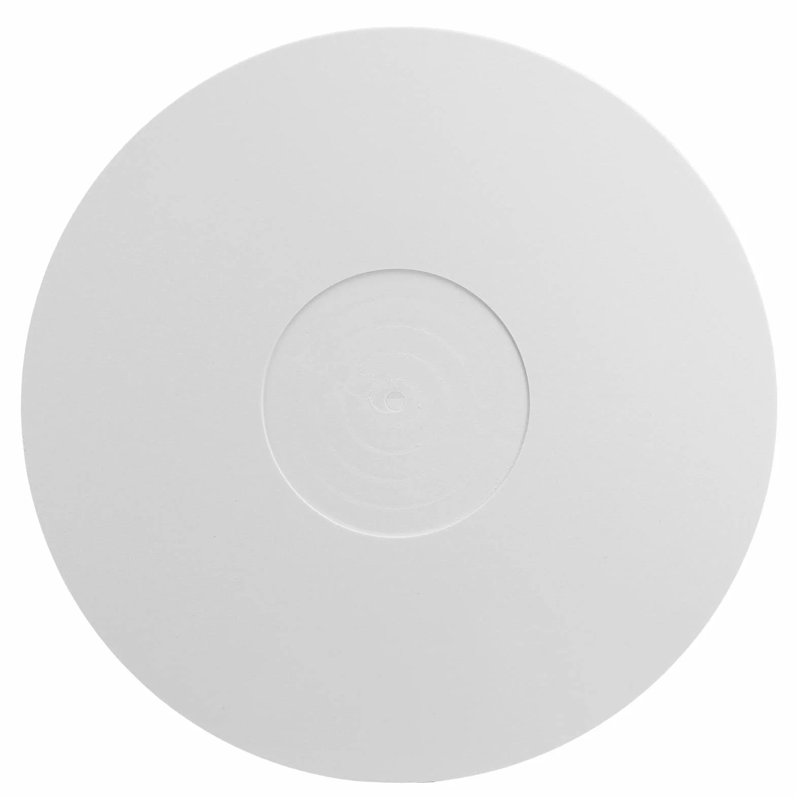 12-calowy Talerz Akrylowy, Mata Akrylowa LP Slipmat, Biała Mata Gramofonowa, do Gramofonów LP Vinyl