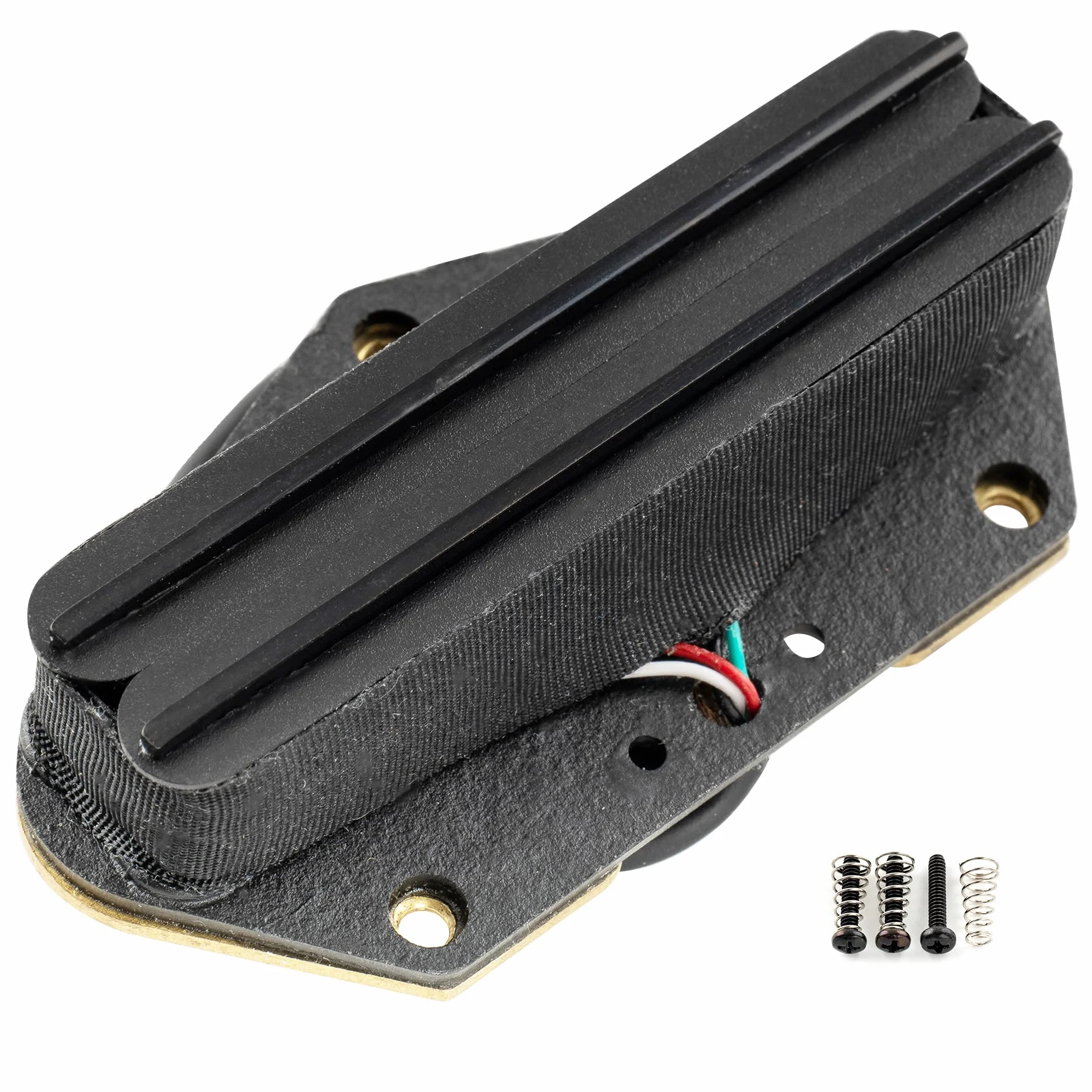 Artec TRA73 Alnico 5 Hot Rails Przetwornik Humbucker Wielkości Single Coil Bridge Pickup 12K do Gitary Elektrycznej typu Tele, Czarny