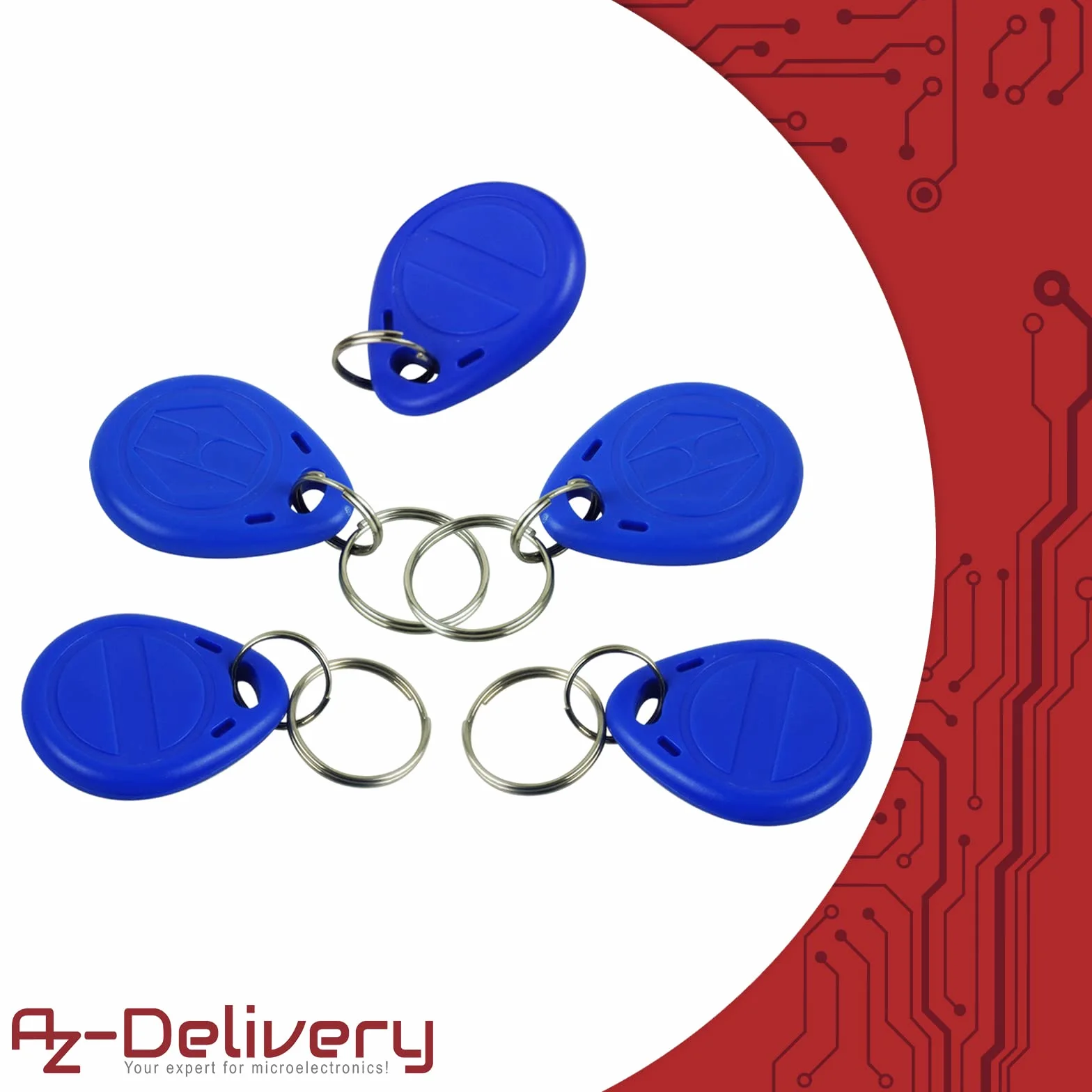 AZDelivery 20 x chipy RFID z transponderem 13,56 MHz kompatybilny z Arduino i Raspberry Pi z e-bookiem