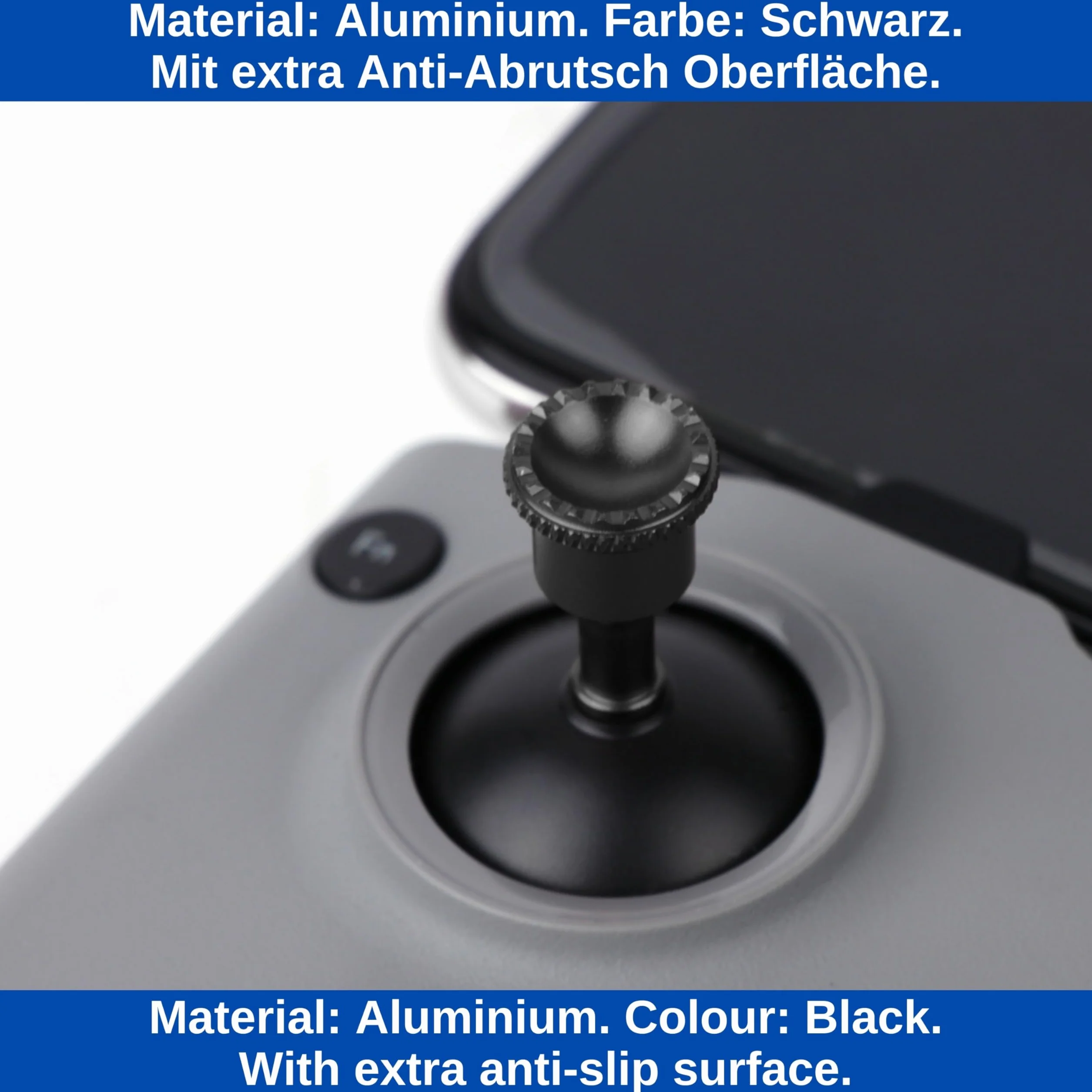 Pilot zdalnego sterowania zdalny dla DJI RC-N1, DJI RC-N2, 2 sztuki, czarna, aluminium, joysticks