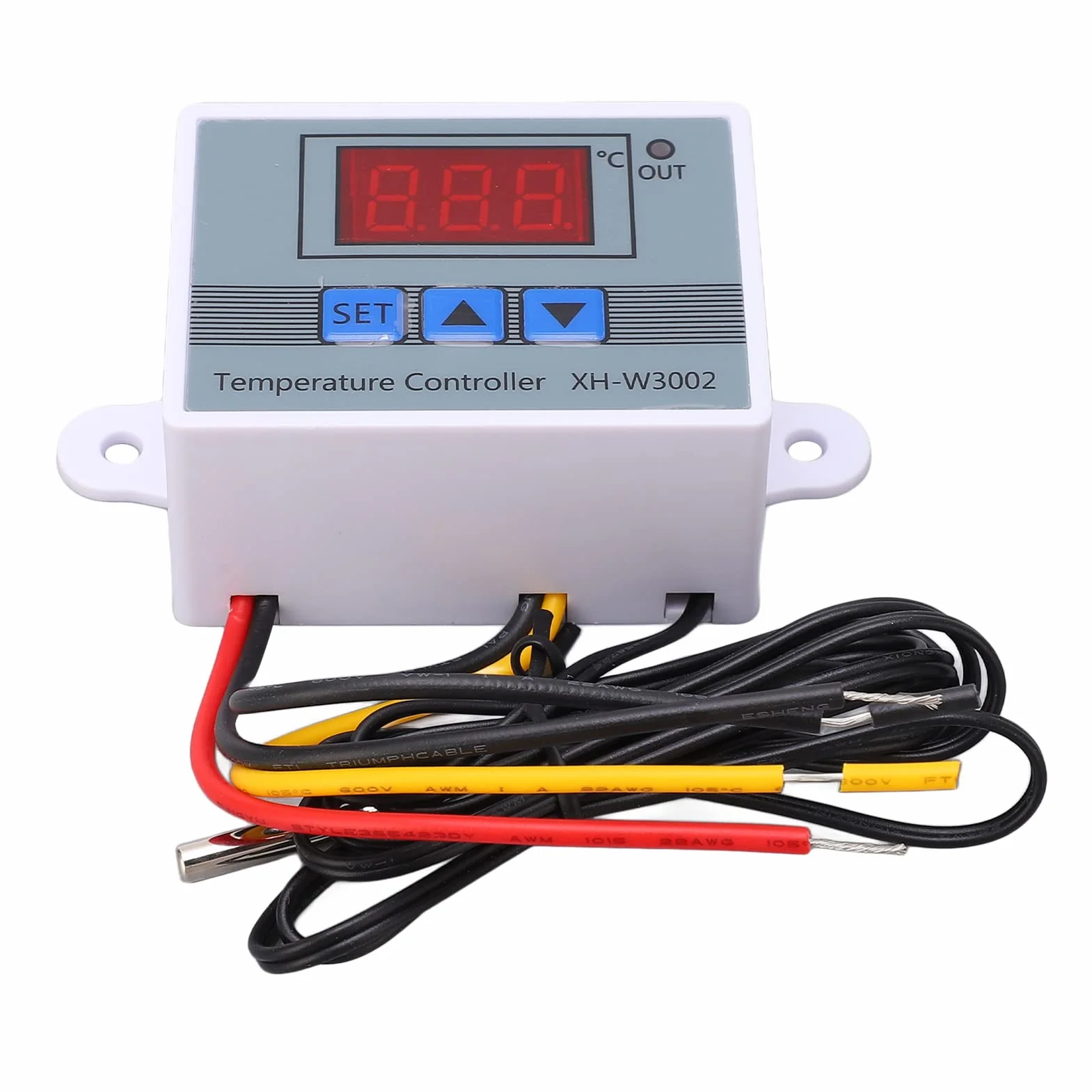 Cyfrowy Regulator Temperatury -50-110 ℃ Przełącznik Ogrzewania i Chłodzenia Termostatu z wodoodporną sondą (12V)