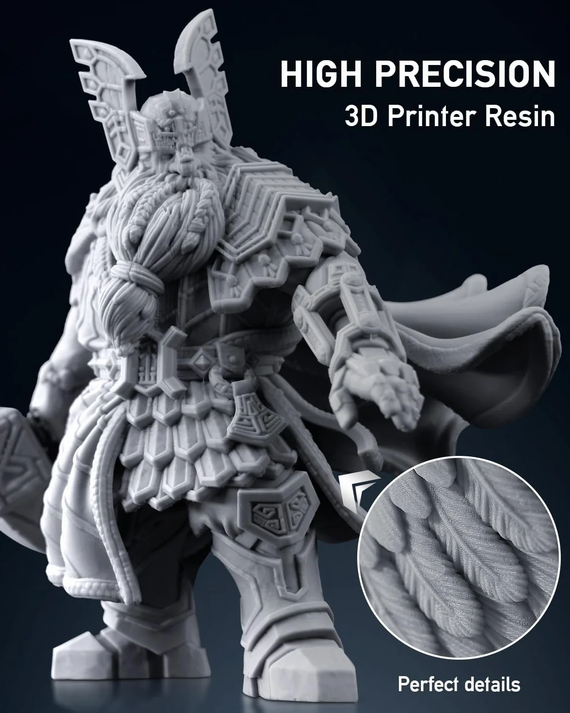SUNLU Żywica ABS-Like do drukarki 3D 1KG, szybka żywica utwardzająca UV 405 nm do druku 3D LCD/DLP/SLA, niekruche i wysoka precyzja, szary 1000g