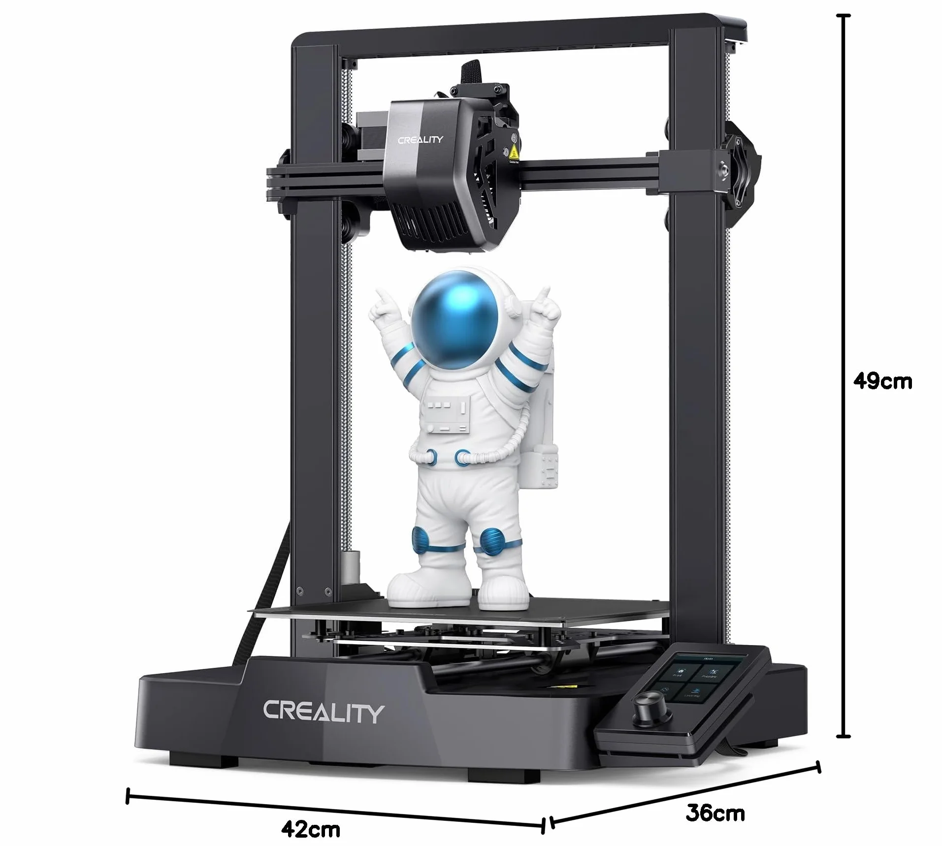 Creality Ender 3 V3 SE drukarka 3D, szybsza prędkość drukowania 250 mm/s, z wytłaczarką Sprite Direct, podwójna oś Z, CR Touch, automatyczna niwelacja, rozmiar druku 220 x 220 x 250 mm
