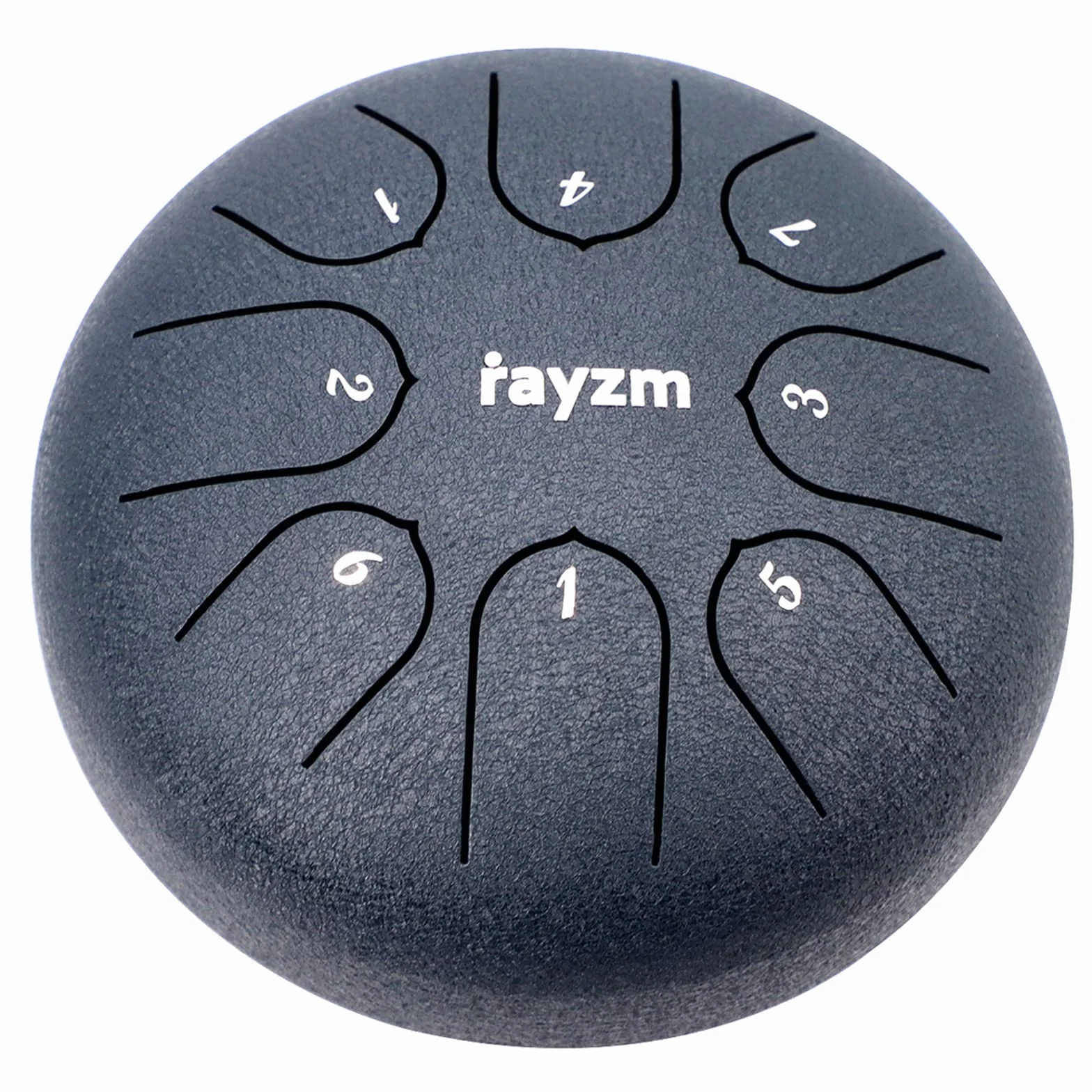 Rayzm Stalowy bęben językowy 15 cm 8 nut skala diatoniczna C-Key instrument perkusyjny