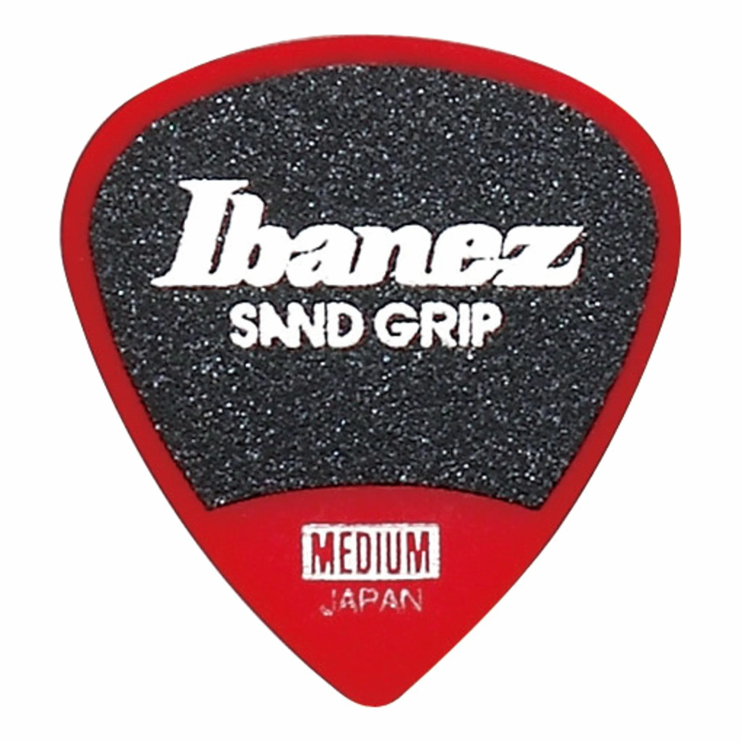 Ibanez PPA16MSG Sand-Grip Short Teardrop Guitar Pick Red 0.8mm (6-Pack) - Zestaw kostek