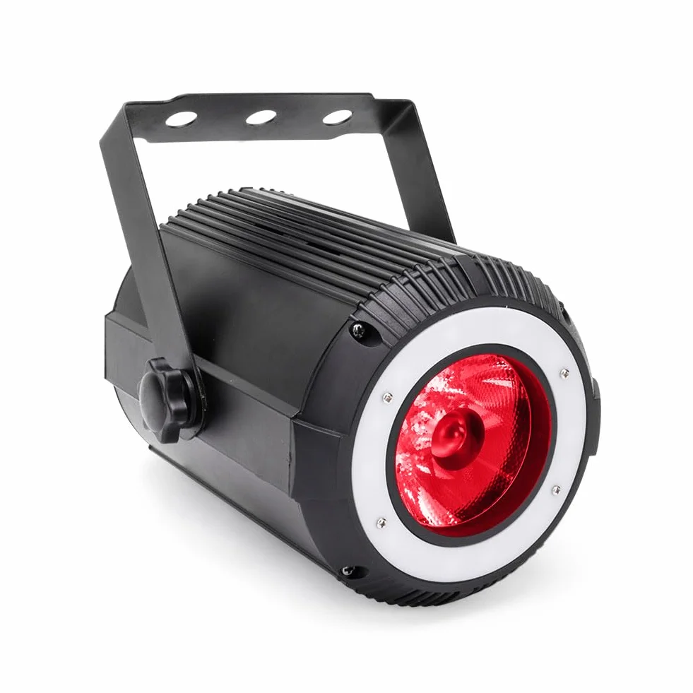 40 W RGBW 4 w 1 LED Pinspot + 24 SMD RGB Światła sceniczne LED DMX DJ 7/11CH światło imprezowe do baru, na imprezę, wesele, klubu nocnego, teatru, Halloween
