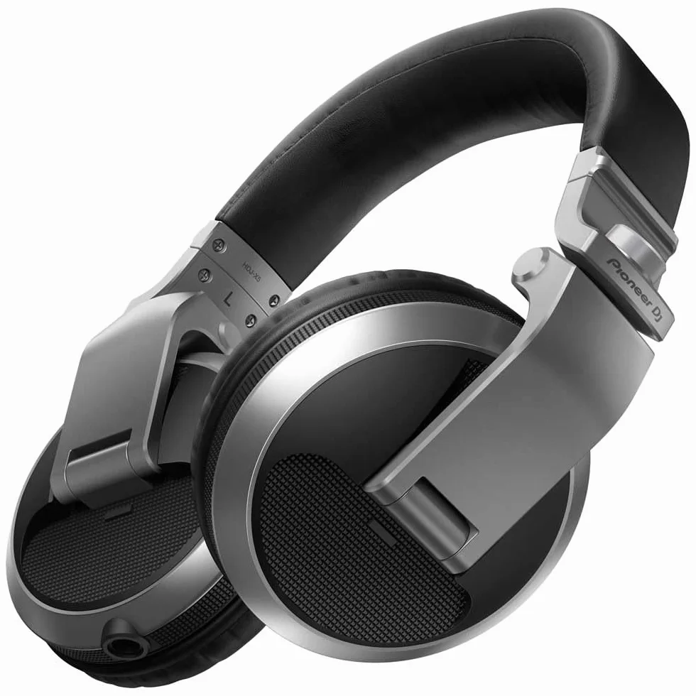 Pioneer Dj HDJ-X5-S Słuchawki dla DJ, Czarny/Srebrny