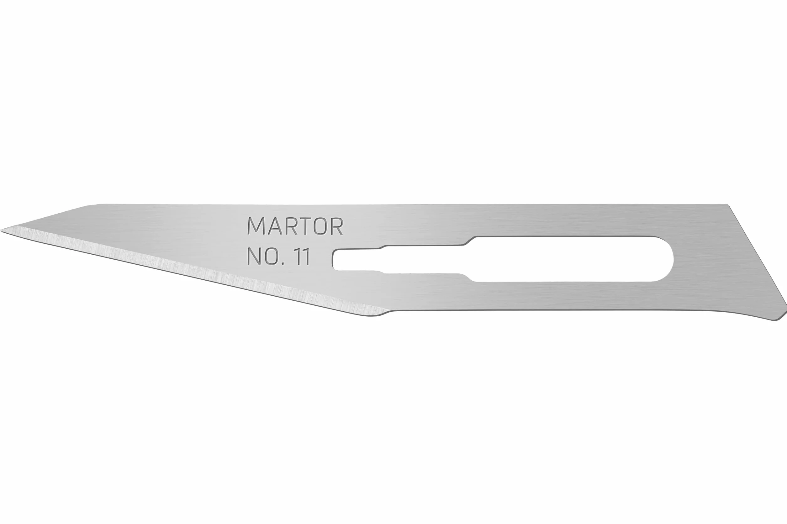 MARTOR 10 x OSTRZE SKALPELA, ostrza zamienne do noża graficznego, noża rzemieślniczego, gratownika, 5,9 mm, ostre, jednorazowego użytku, NR 11
