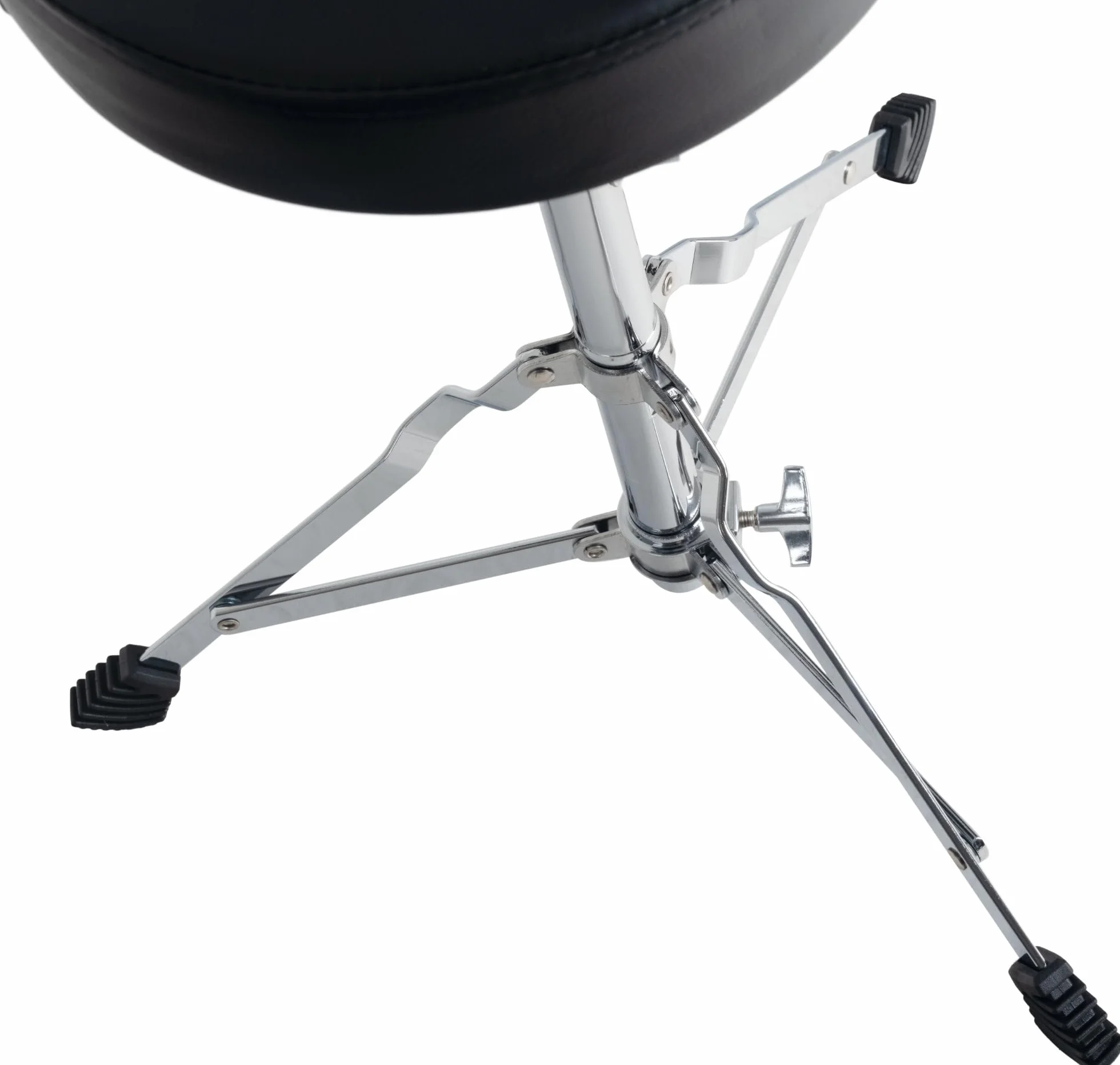 Xdrum Semi Stołek Perkusyjny, Czarny/Srebrny, 50-62 cm