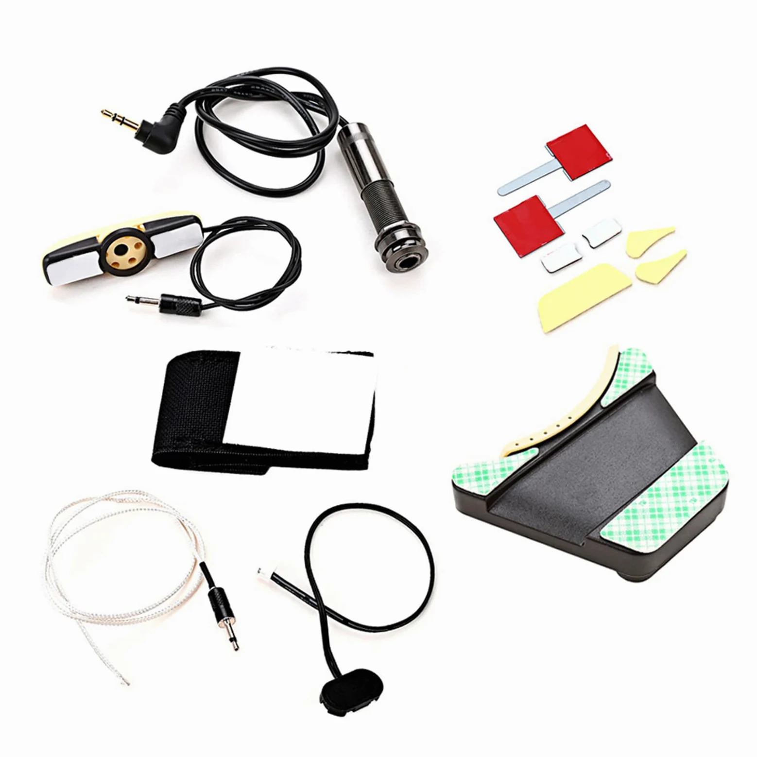 Folk Acoustic Guitar Pickup Korektory gitarowe Piezo Pickup Wzmacniacz Tuner