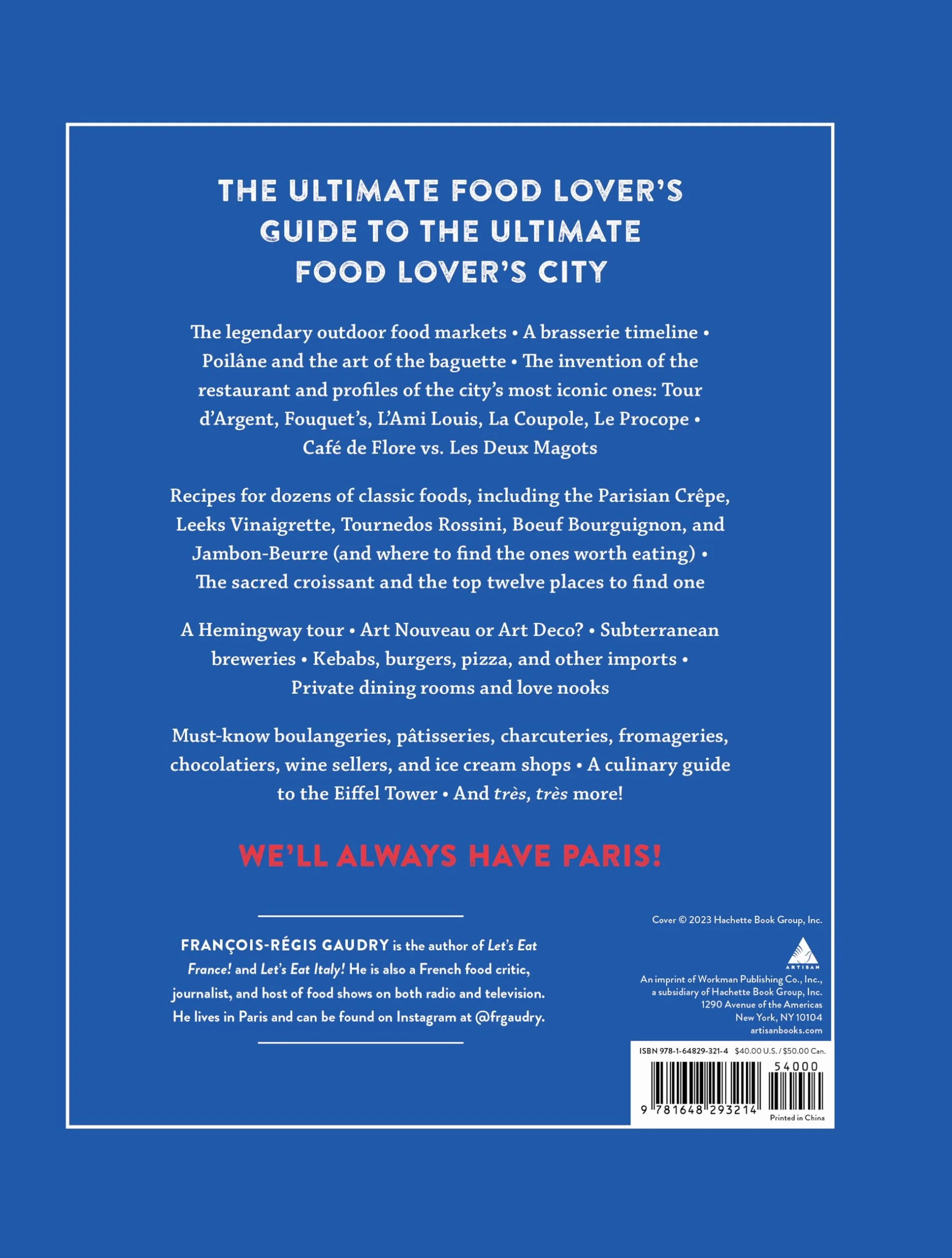 Let's Eat Paris! /anglais: The Essential Guide to the World's Most Famous Food City