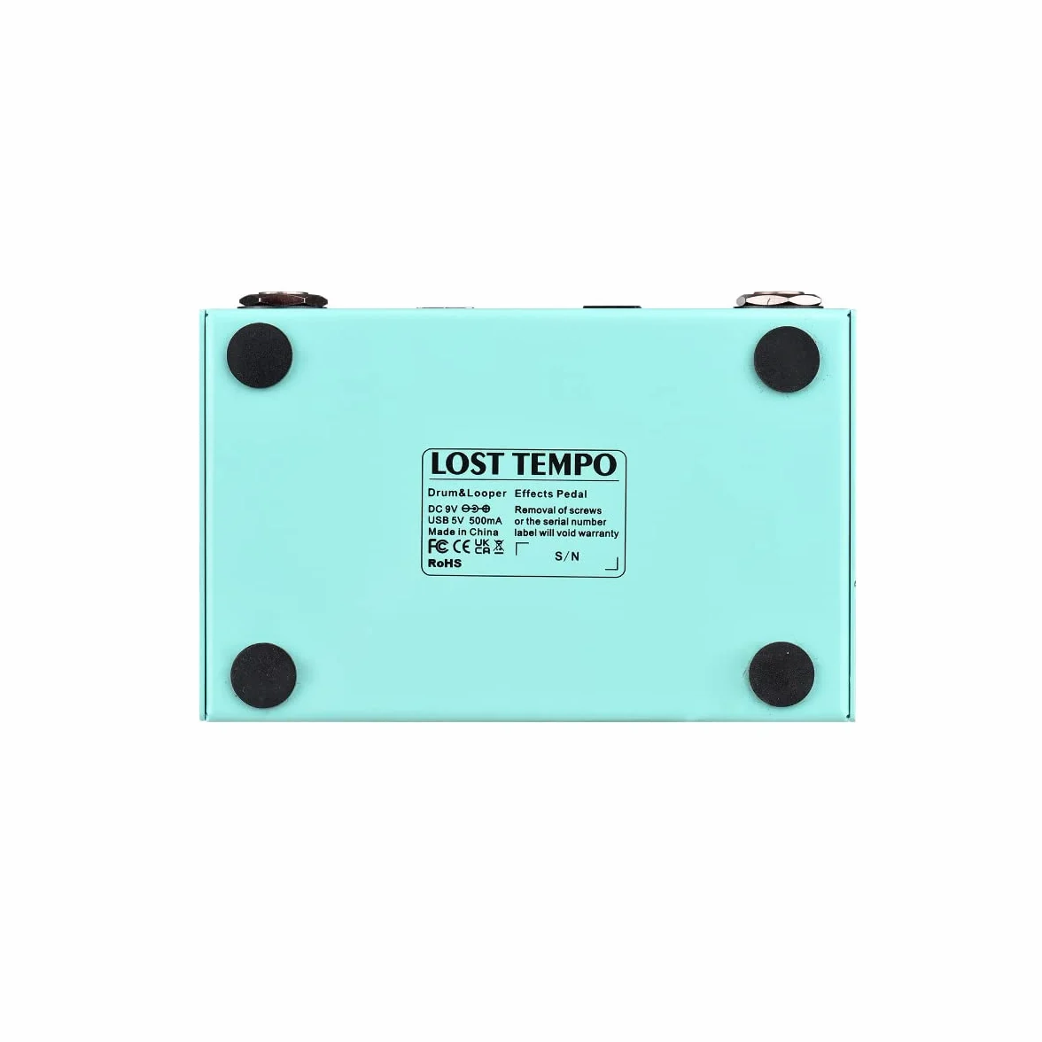 M-VAVE Lost Tempo - Drum & Looper Effect gitarowy z podwójnym przełącznikiem nożnym, edytor perkusyjny za pośrednictwem aplikacji