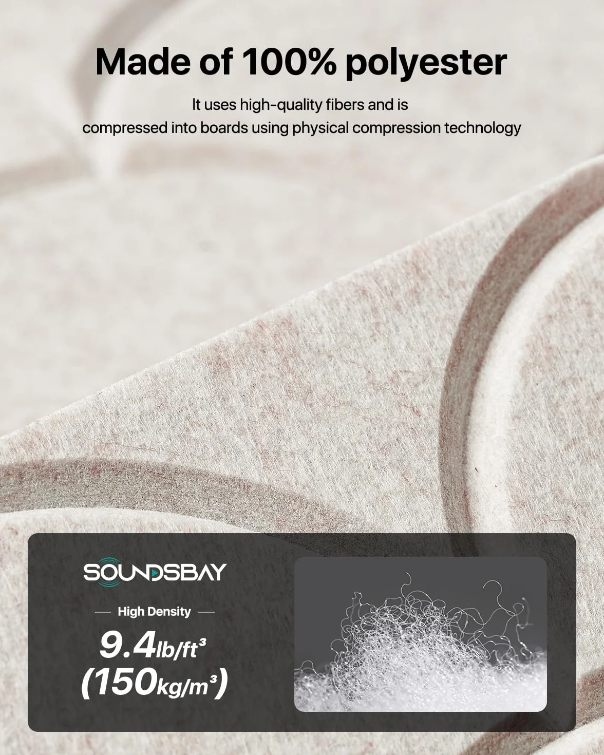 Soundsbay 12 szt. panele akustyczne samoprzylepne, płyty dźwiękochłonne pochłaniające dźwięk, płyty akustyczne z poliestru do izolacji akustycznej, płyty dźwiękochłonne do obróbki akustycznej i