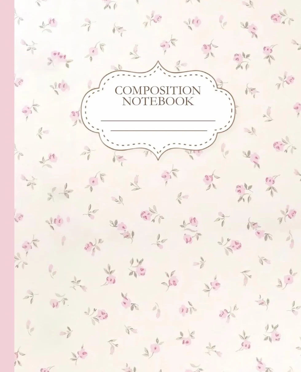 Pink Coquette Composition Notebook | Cute & Floral | For Teen Girls & Women: Preppy Journal for Everyday Use