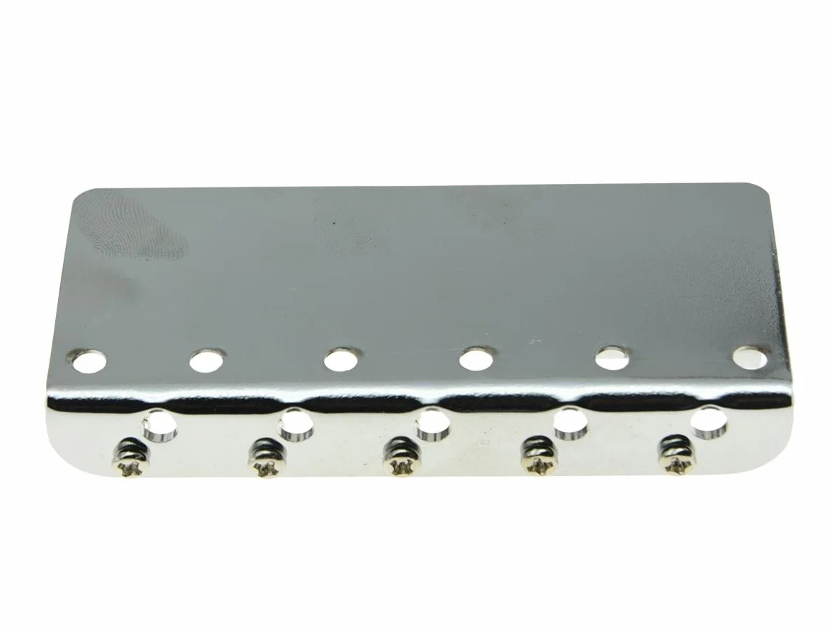Chromowany 5-strunowy mostek do gitary basowej pasuje do Jazz J Bass lub Precision P Bass