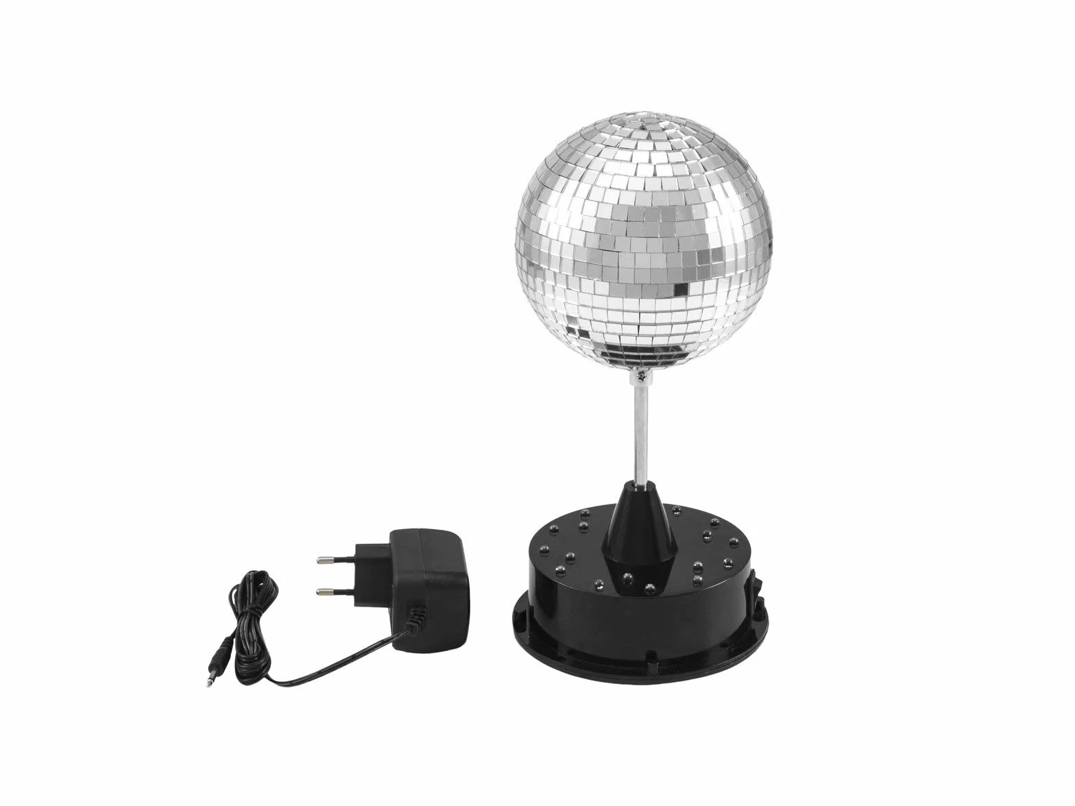 Eurolite 42109267 kula lustrzana z oświetleniem LED, 13 cm, wielokolorowa, rozmiar uniwersalny
