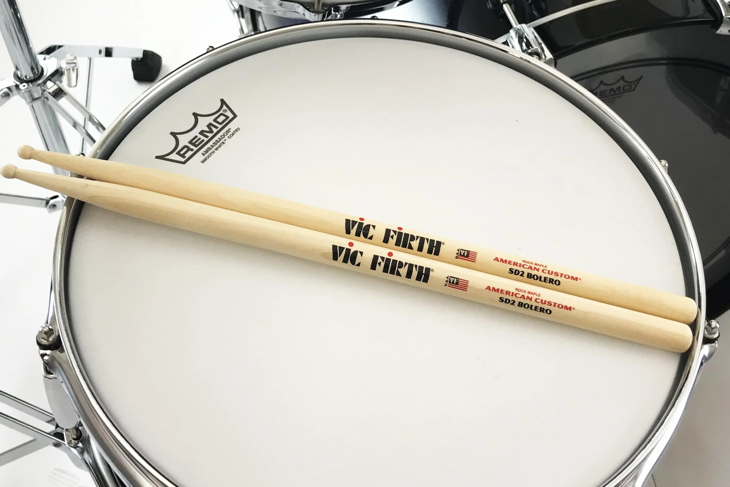 Vic Firth Custom SD2 Bolero American Hickory Wood Tip Drumsticks