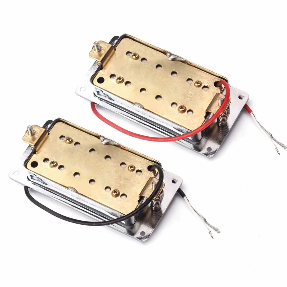 Alnicov 2 szt. Uszczelnione przetworniki Humbucker do gitary, podwójna cewka dla elektrycznych gitar LP z śrubami montażowymi