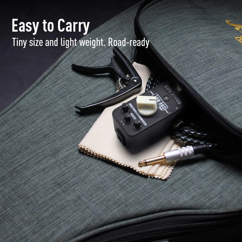 SONICAKE Auto Wah Pedał Gitara basowa Efekty Pedał Koperta Filtr Funky Cry-Bot