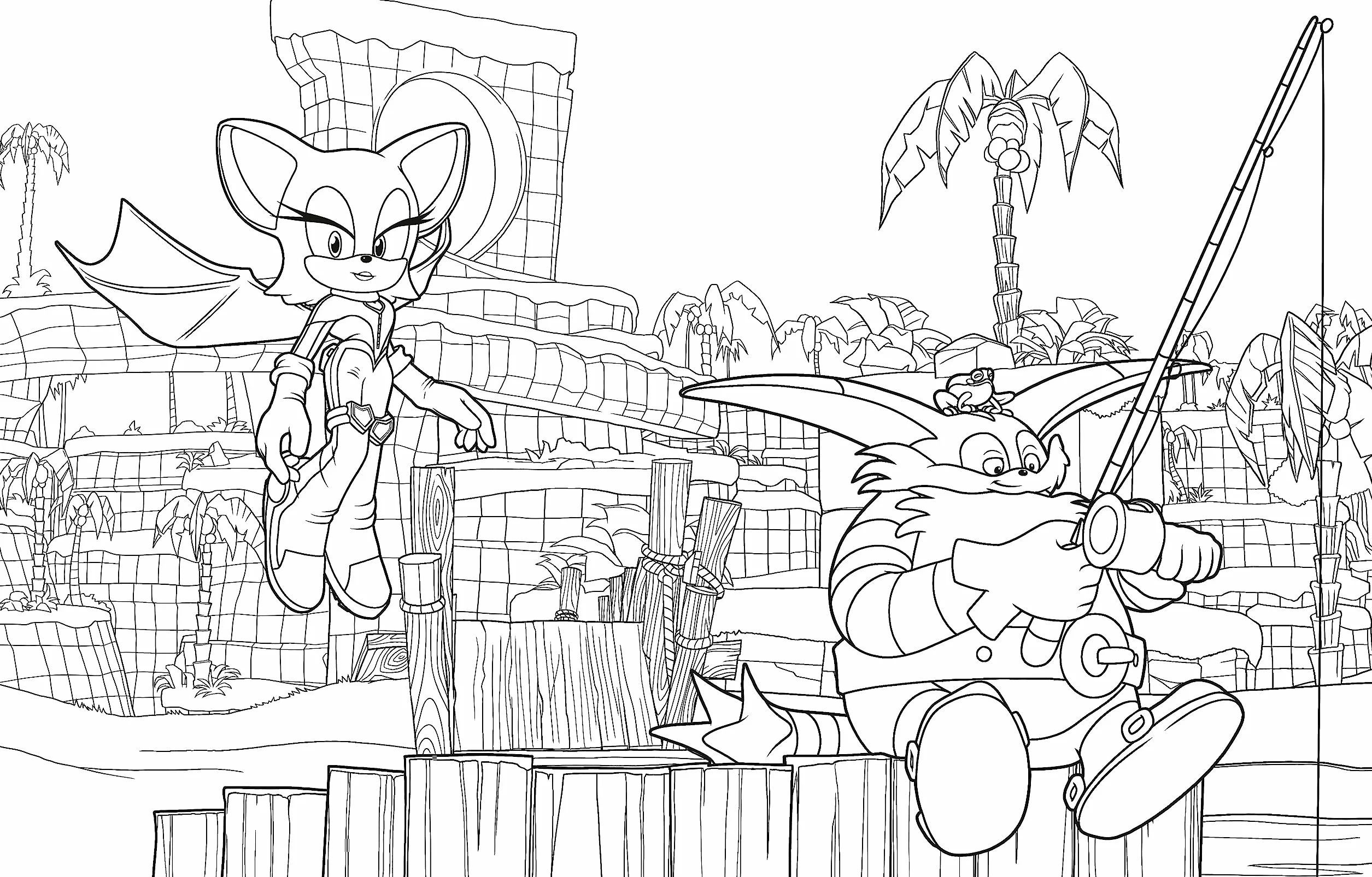The Ultimate Sonic Prime Coloring Book
