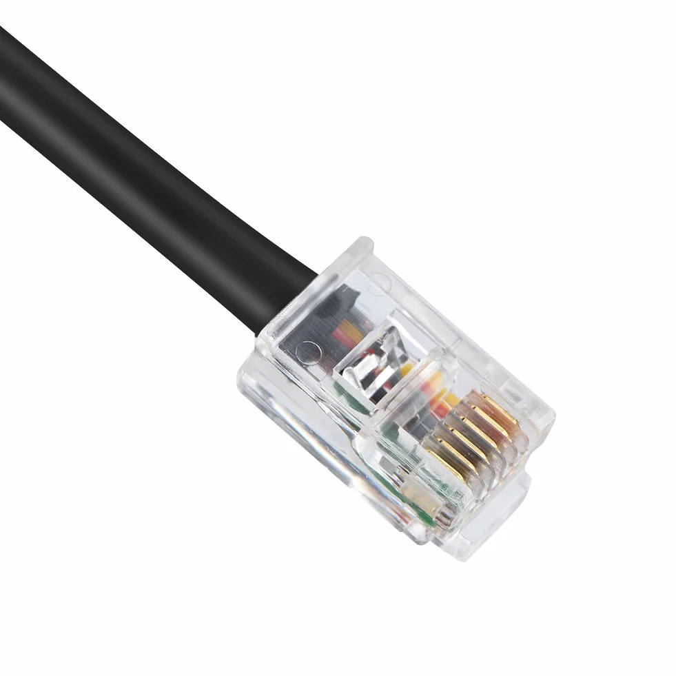Vbestlife Kabel mikrofonowy do radia samochodowego Linia zamienna do mikrofonu ręcznego do MH-48A6J, FT-7800, FT-8800, FT-8900, FT-7100M, FT-2800M, FT-8900R