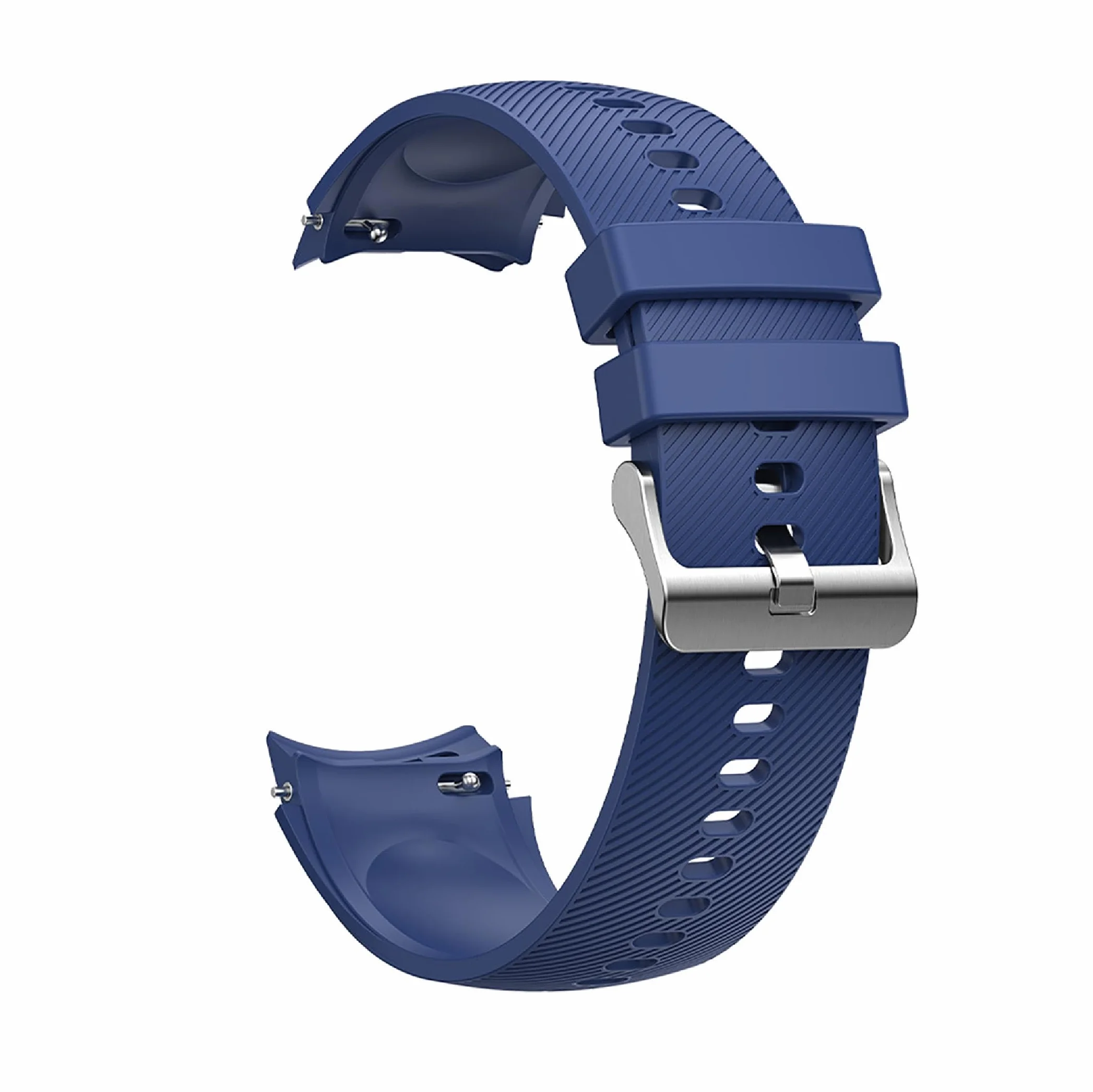 GIOPUEY Pasek kompatybilny z OnePlus Watch 3/2/2R/OPPO Watch X, miękki silikonowy pasek do zegarka, zamiennik paska [odporny na zużycie] [oddychający] - niebieski (Midnight Blue)