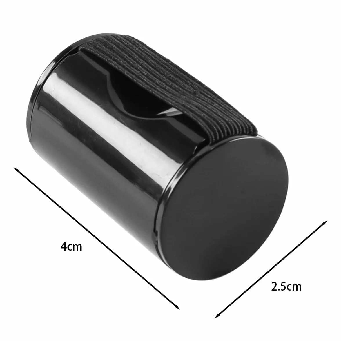 2 szt. Finger Shaker Rhythm Sand Shaker Fingers Ring Plastikowy palec muzyczny do gitary, ukulele, mandoliny, banjo (czarny)