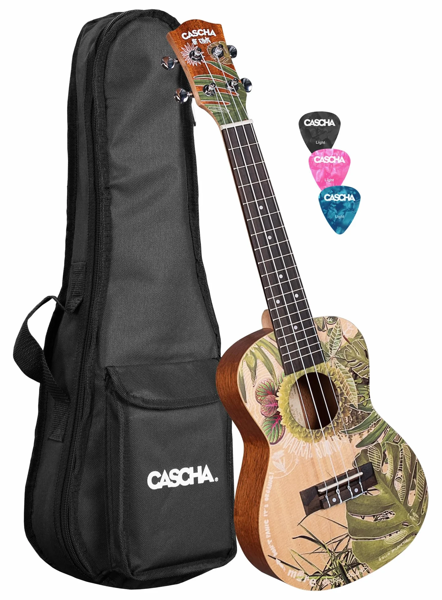 Concert ukulele Art Series Leafy