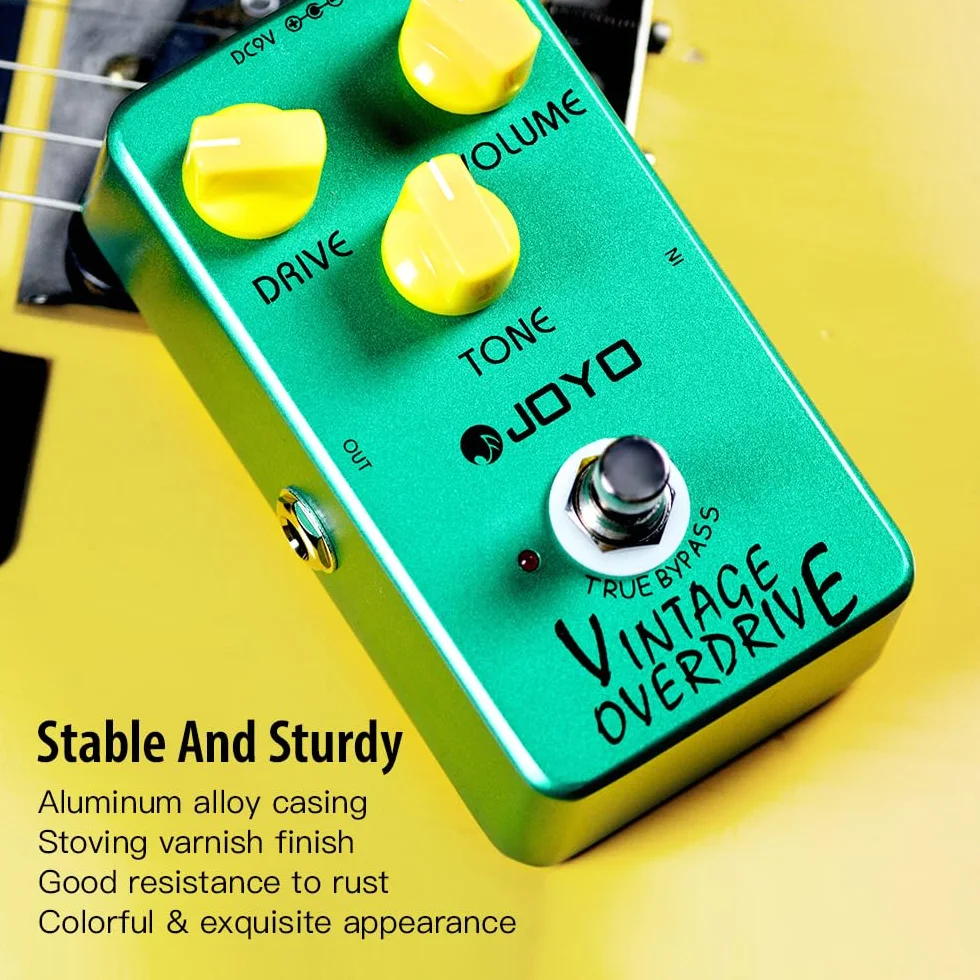 JOYO Vintage Overdrive Classic Tube Screamer do efektów gitary elektrycznej - True Bypass (JF-01)