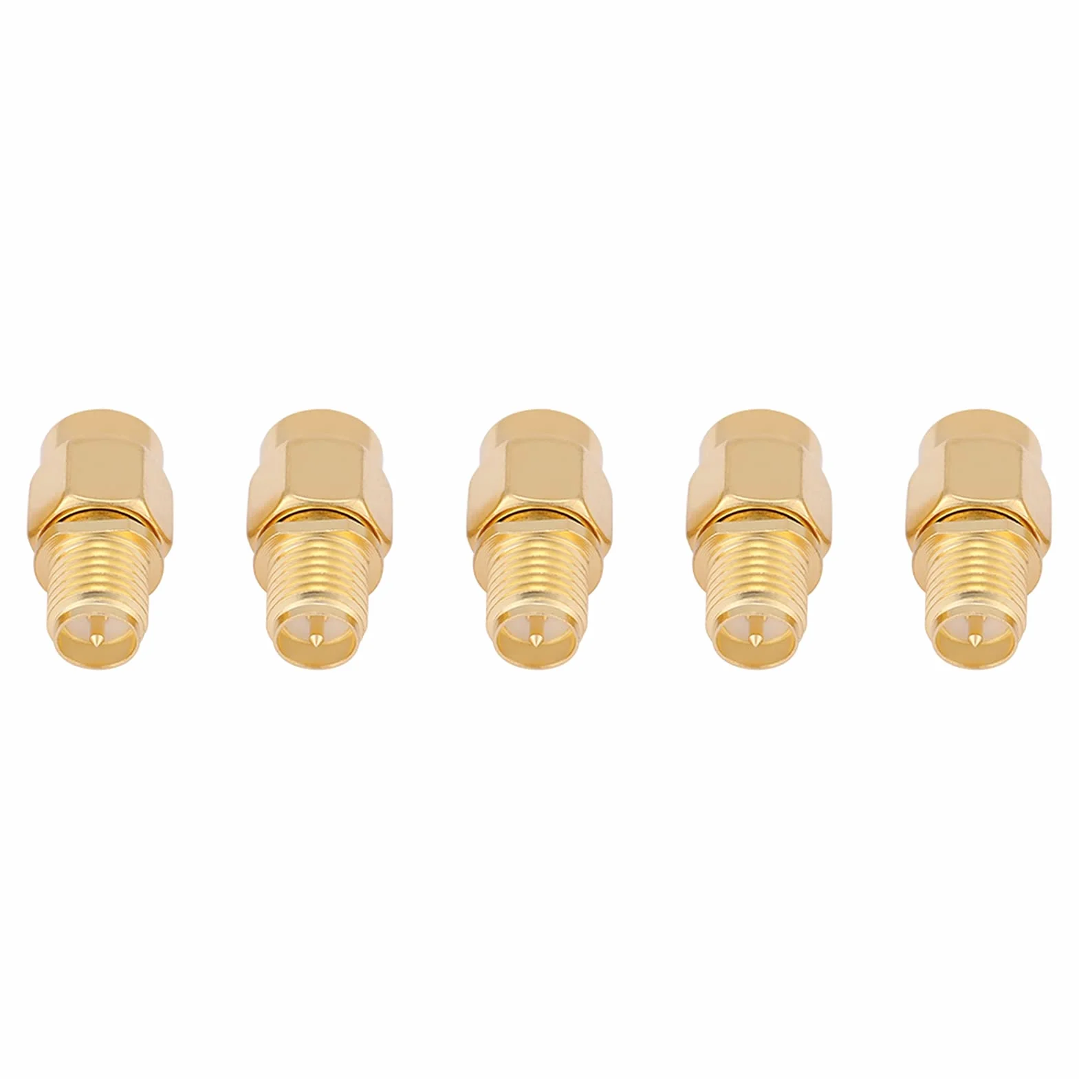 5 sztuk terminatorów koncentrycznych SMA Plug to RP-SMA RF 50ohm Coaxial Plug Adapter Set