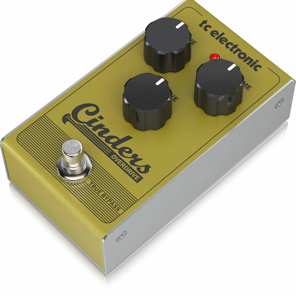 TC Electronic CINDERS OVERDRIVE Overdrive podobny do rurki o wyjątkowo responsywnym i ekspresyjnym odczuciu