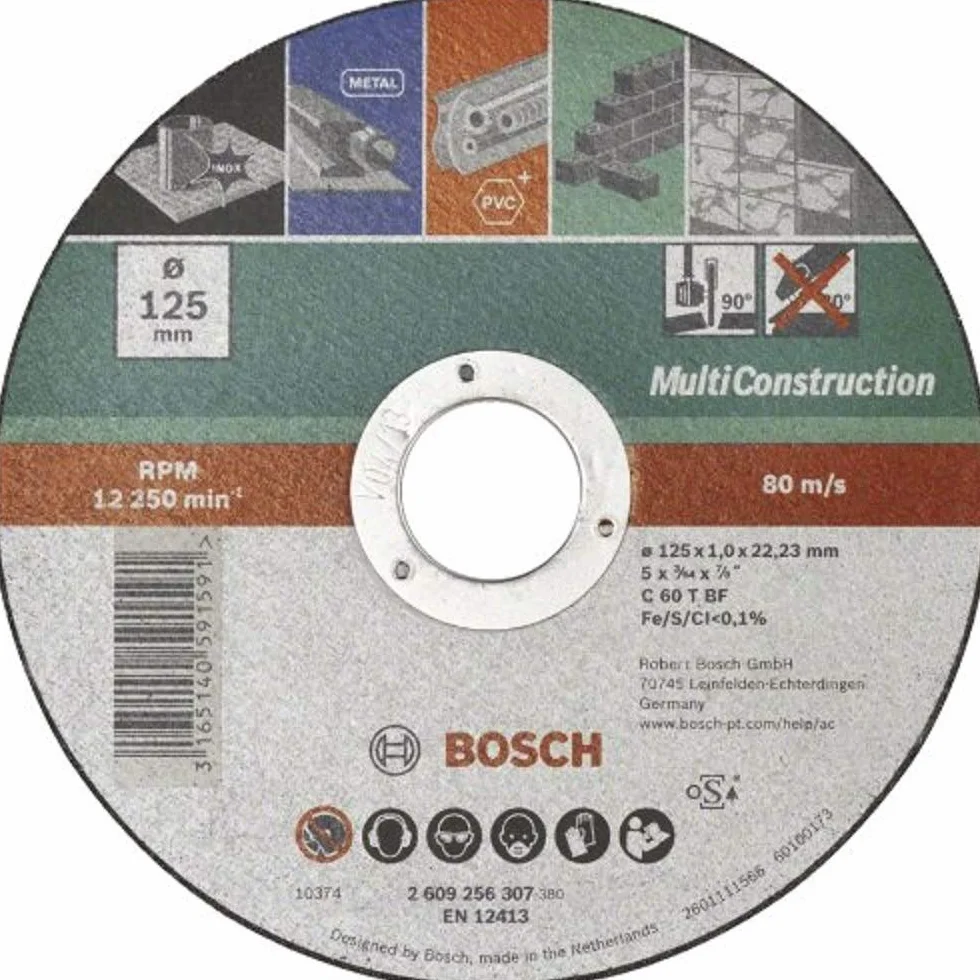 Bosch Accessories TARCZA TNĄCA Ø 125 X22,23 X1,0MM PROSTA